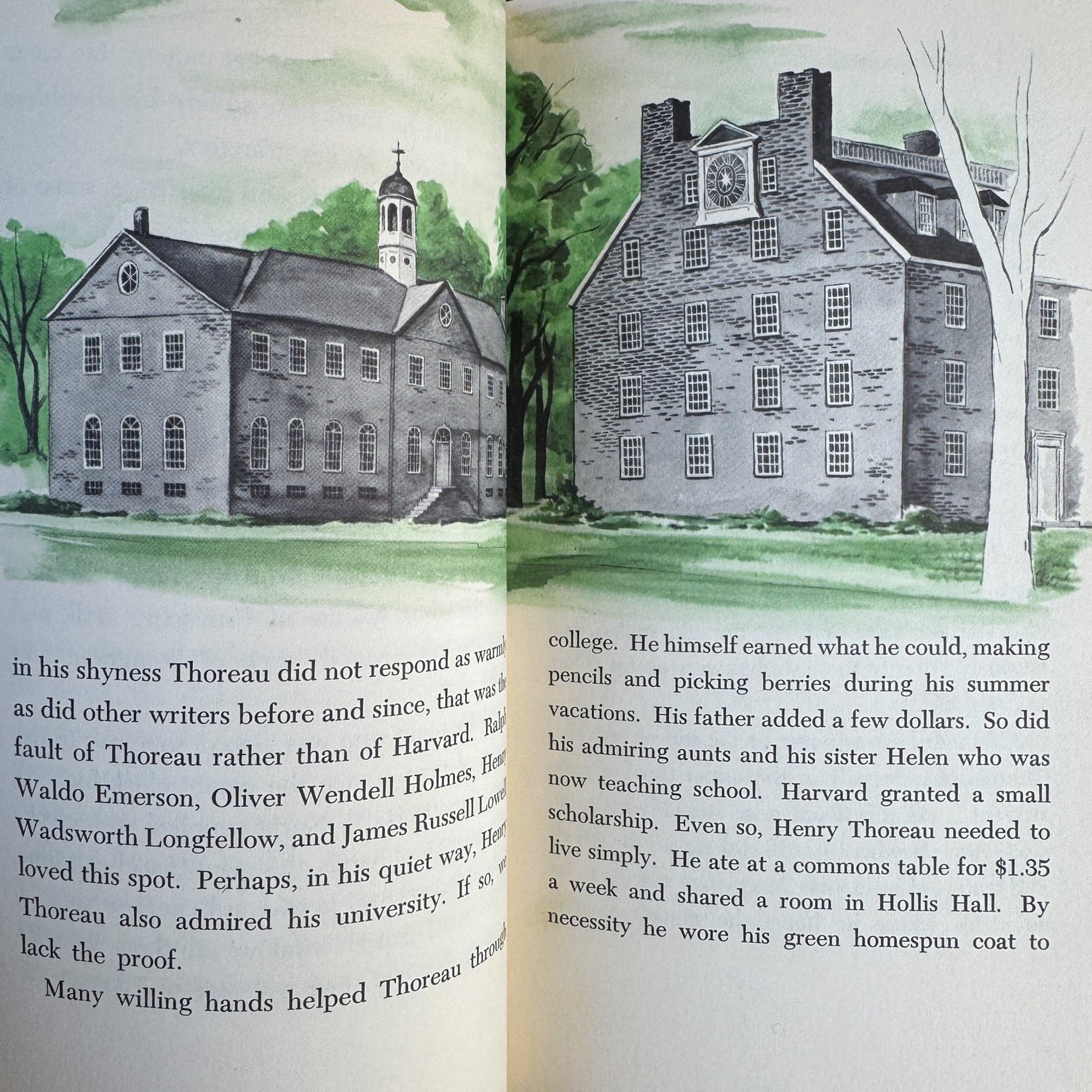 Thoreau of Walden Pond, 1959 Juvenile Biography - Pretty Old Books