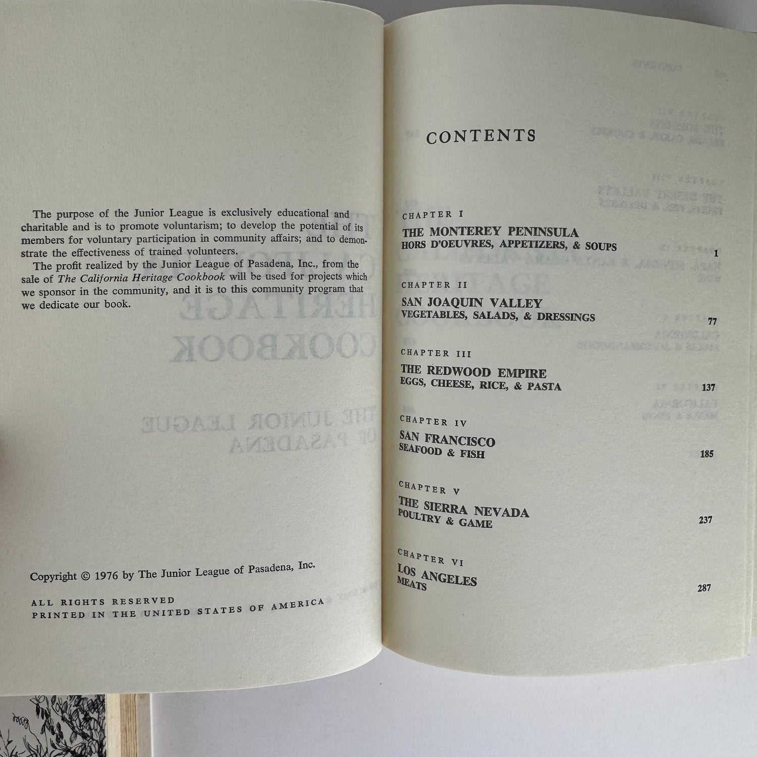 Three Navy Blue Regional Cookbooks: California, New Orleans, Three Rivers, 1970s, Doubleday - Pretty Old Books