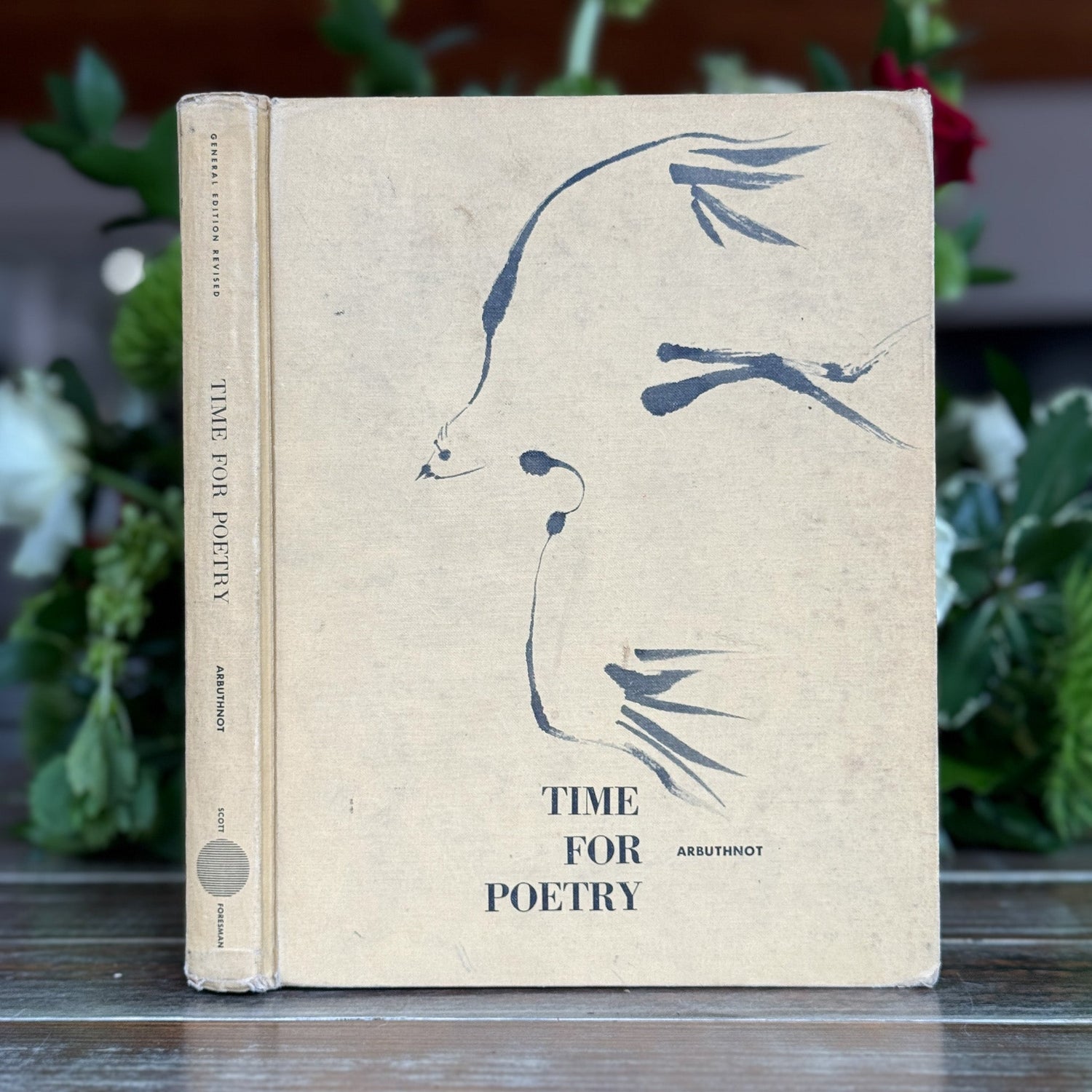 Time For Poetry, 1961, Early Childhood School Book - Pretty Old Books