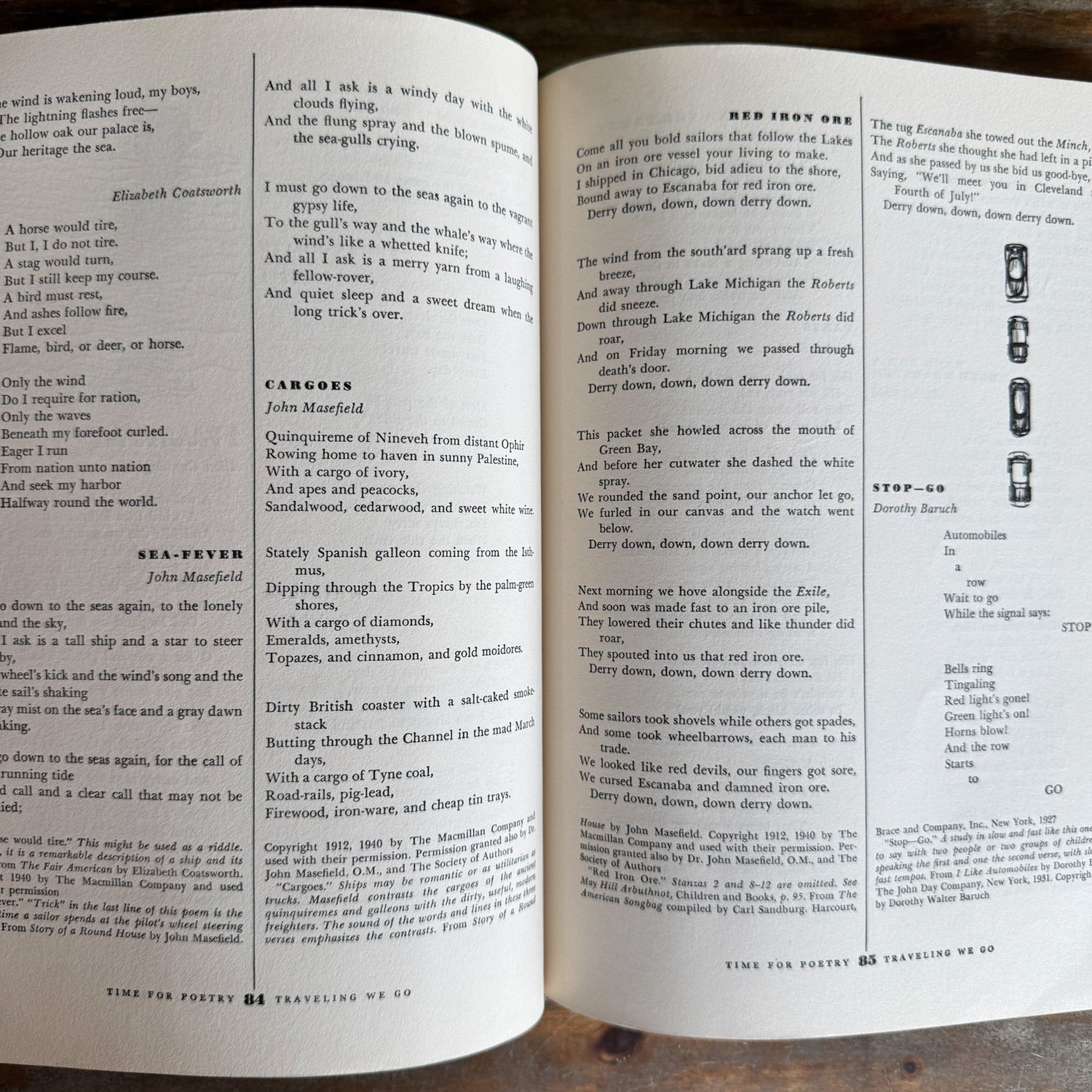 Time For Poetry, 1961, Early Childhood School Book - Pretty Old Books