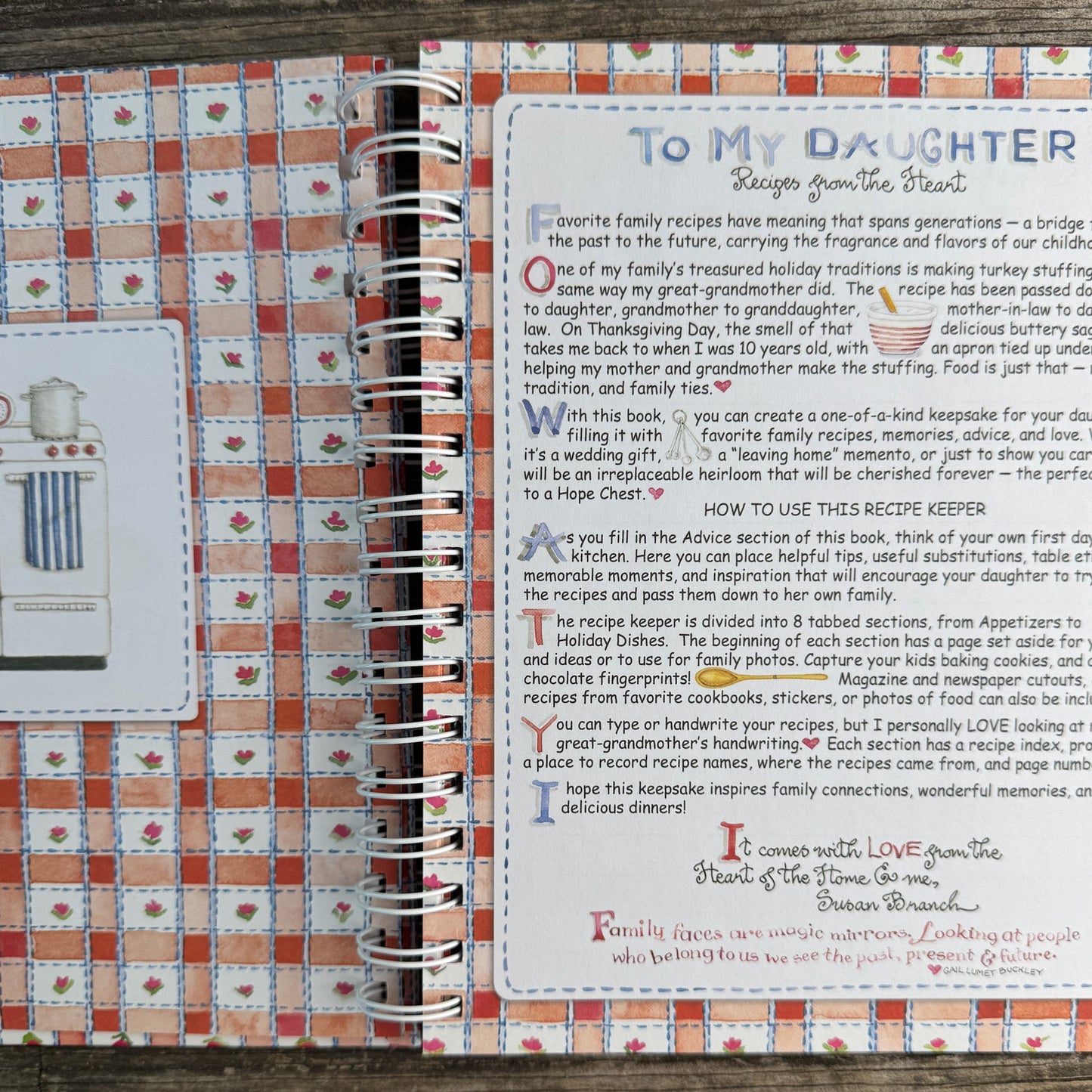 To My Daughter, with Love, from My Kitchen, Susan Branch - Pretty Old Books