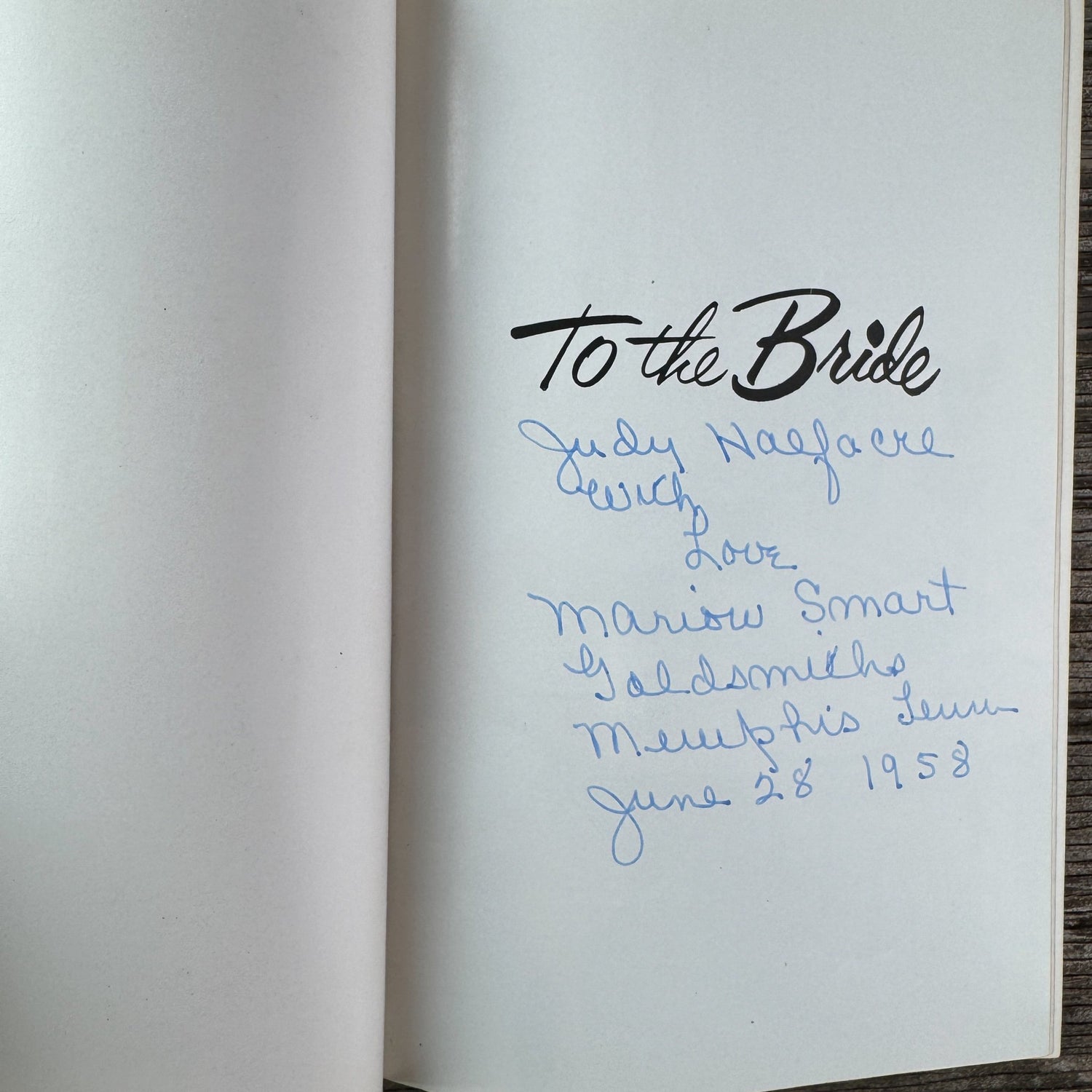 To the Bride, 1956 Wedding Planner and Housekeeping Guide - Pretty Old Books