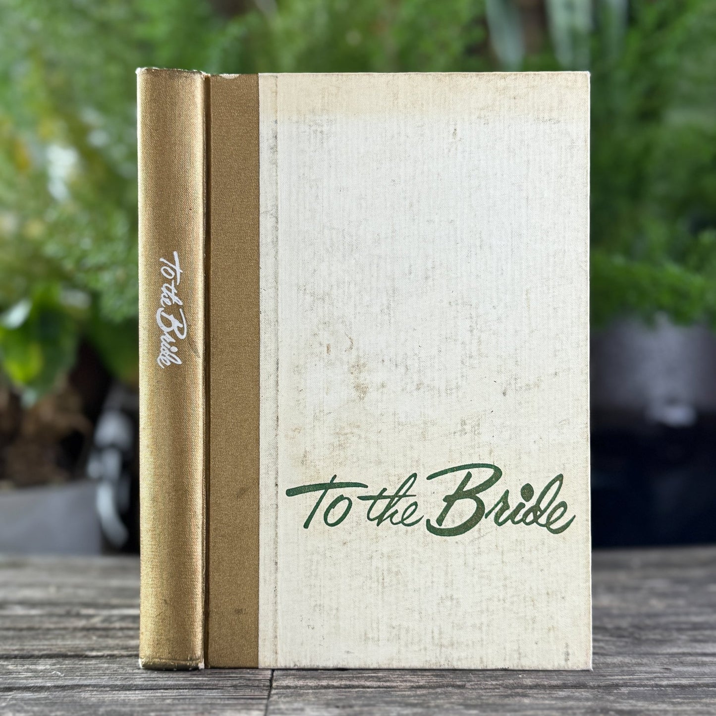 To the Bride, 1956 Wedding Planner and Housekeeping Guide - Pretty Old Books