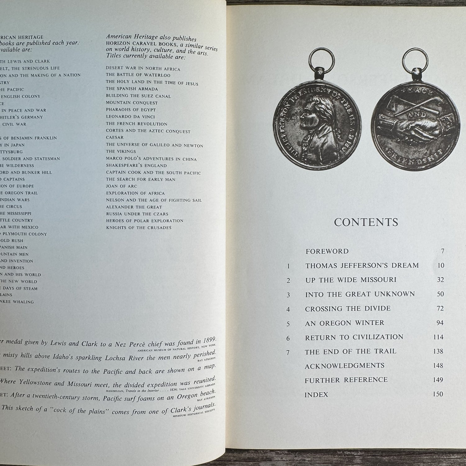 To the Pacific with Lewis and Clark, Ralph K. Andrist, 1967, First Edition - Pretty Old Books