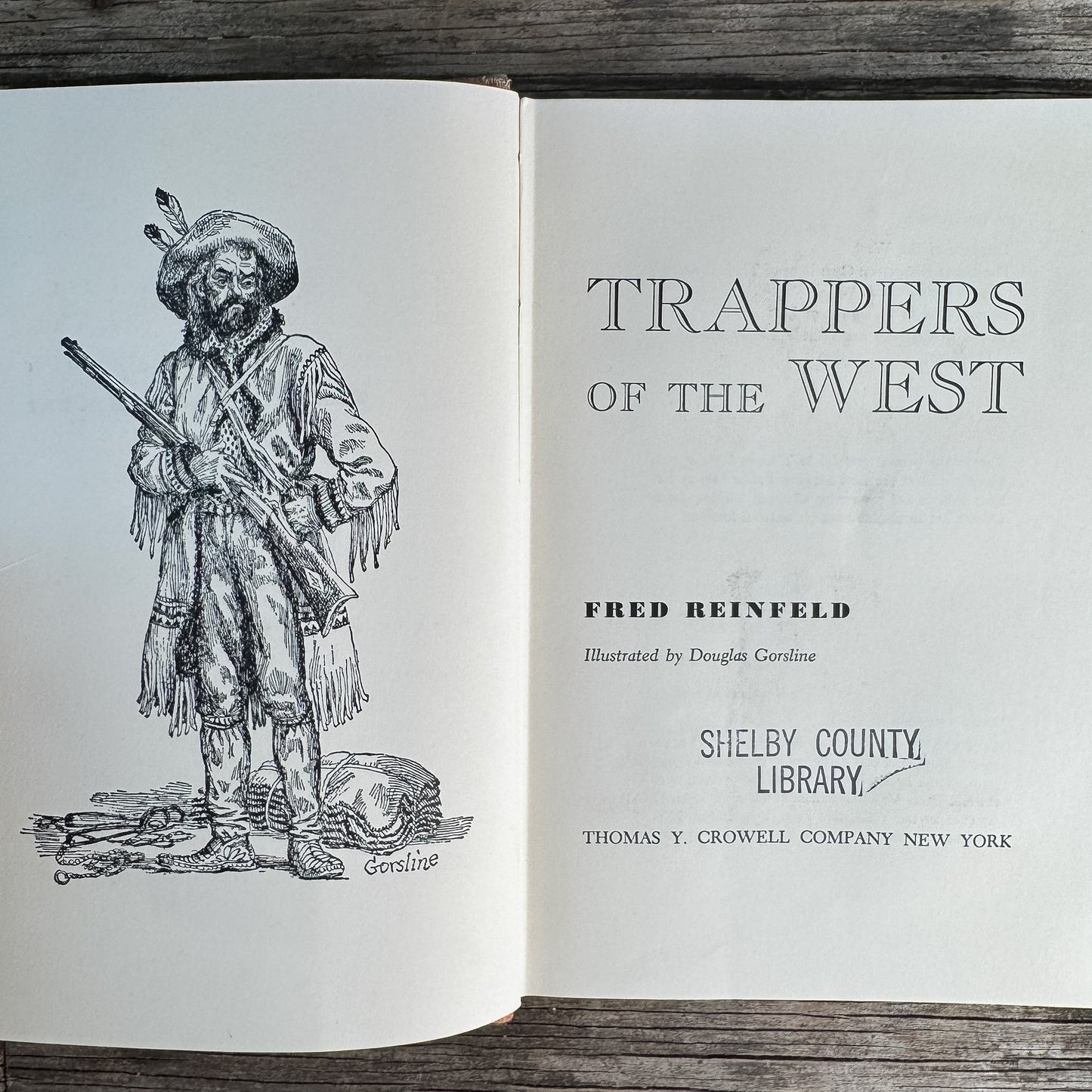 Trappers of the West, Fred Reinfeld, 1957 - Pretty Old Books