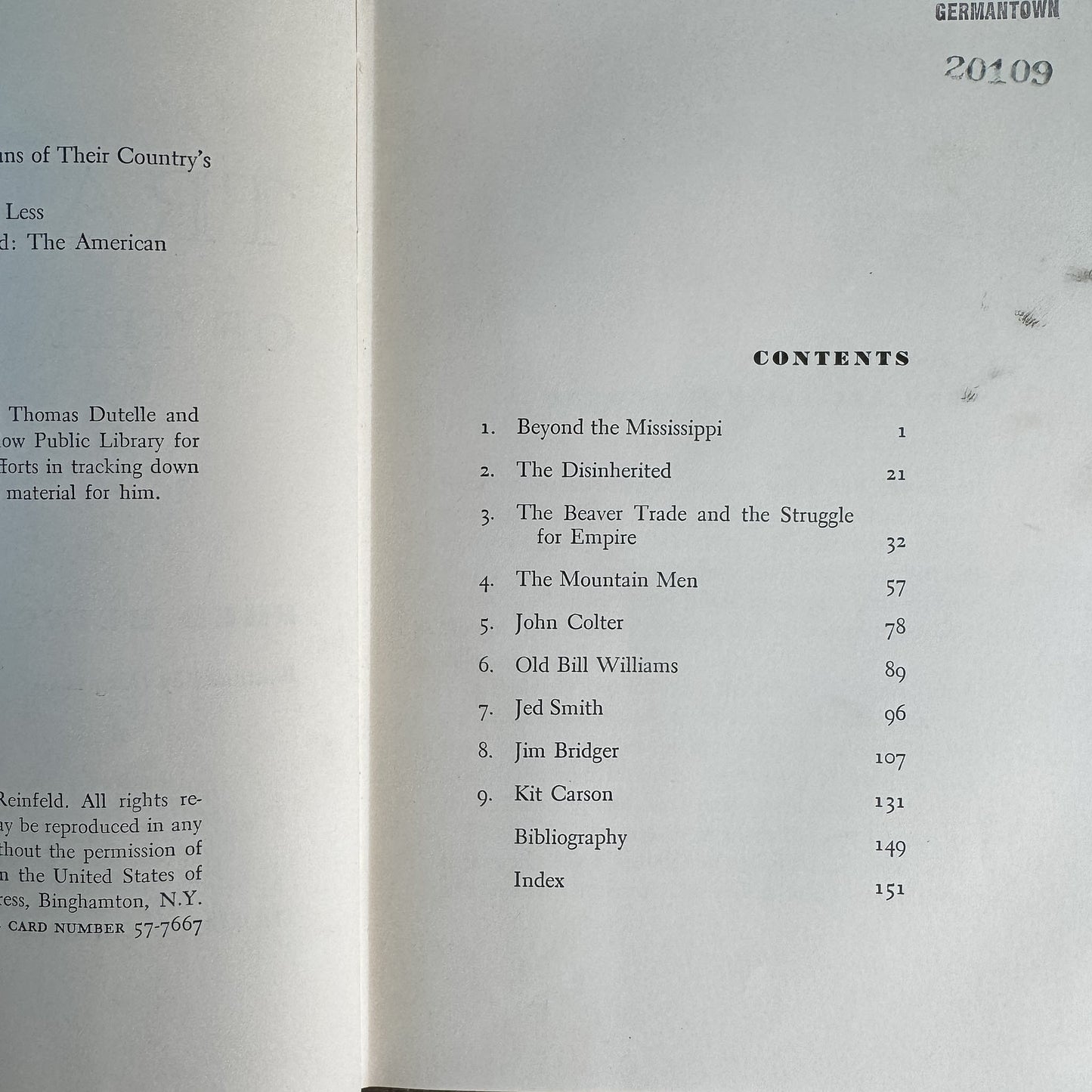 Trappers of the West, Fred Reinfeld, 1957 - Pretty Old Books