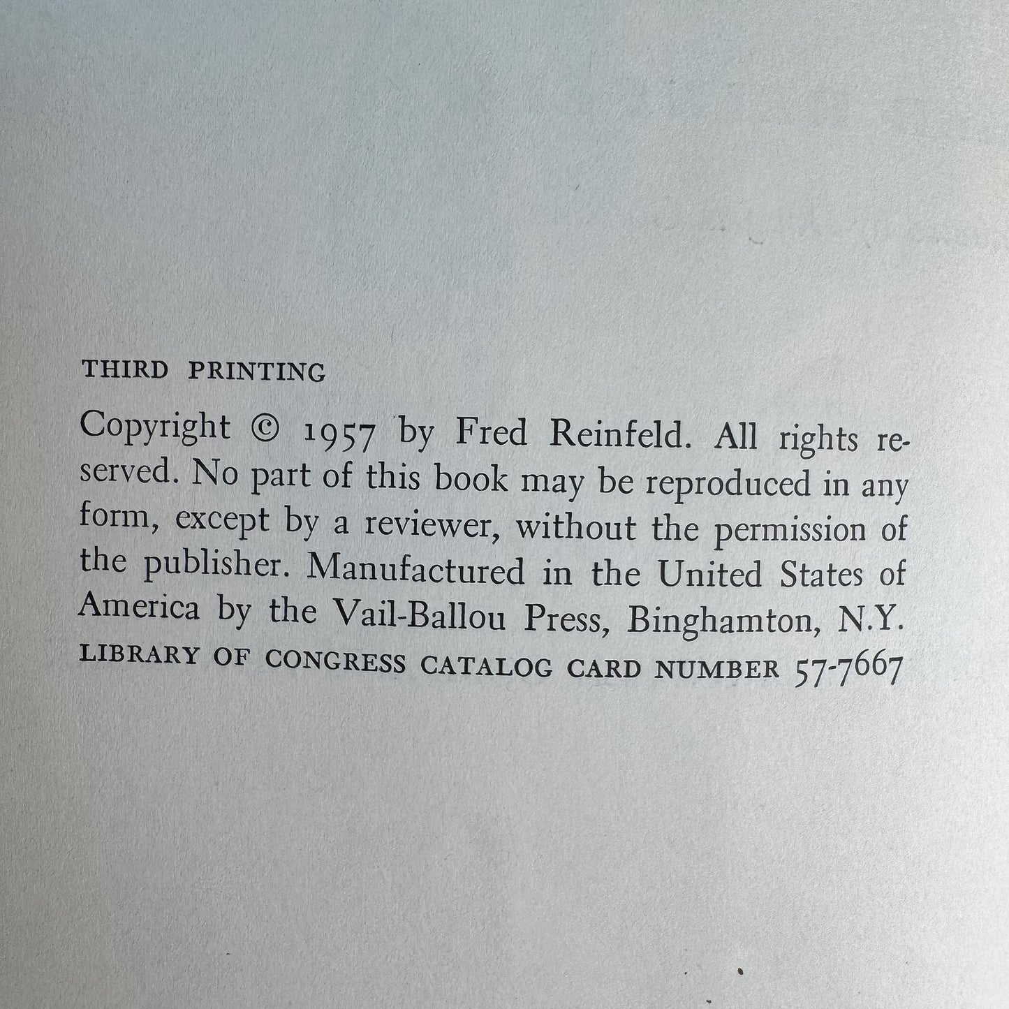 Trappers of the West, Fred Reinfeld, 1957 - Pretty Old Books