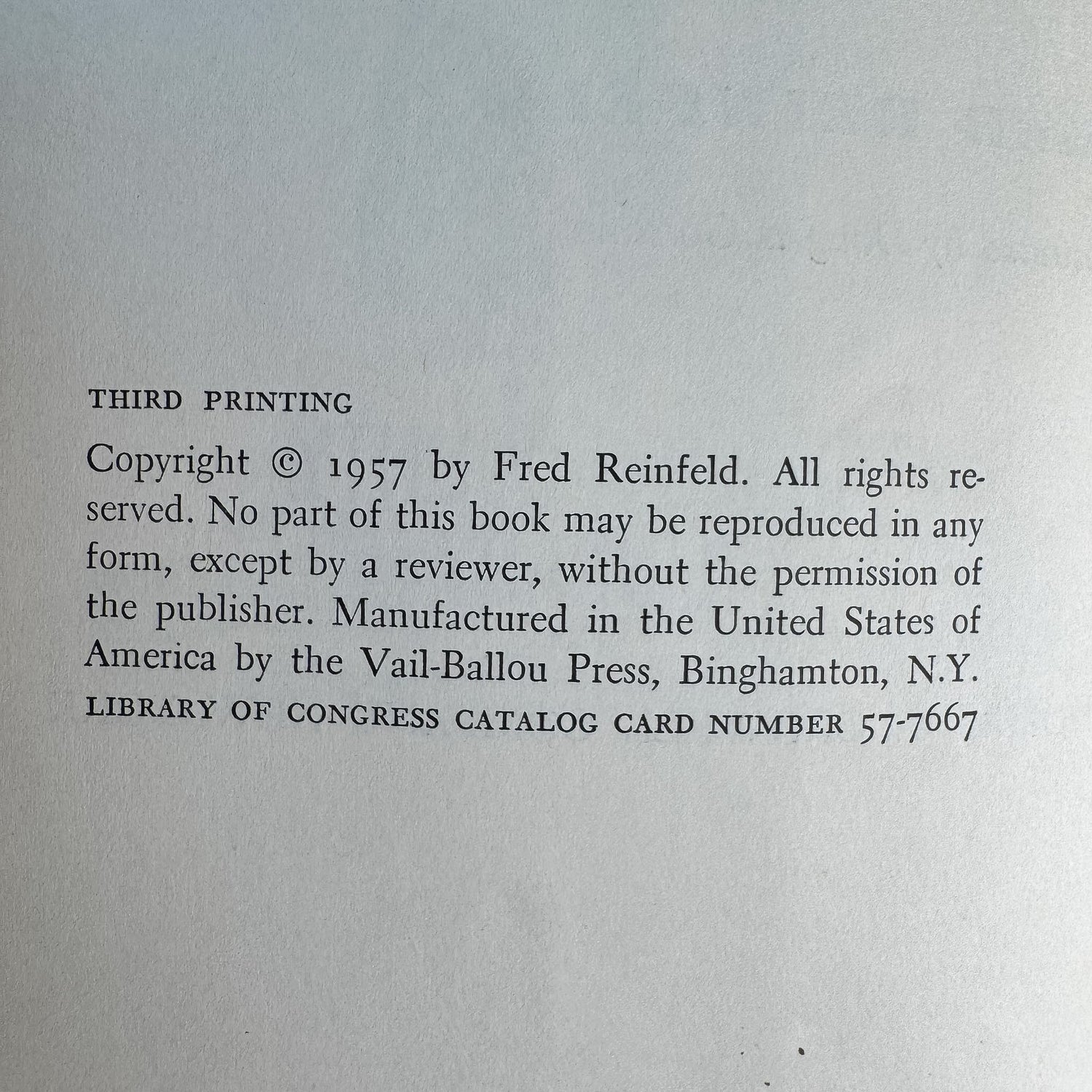Trappers of the West, Fred Reinfeld, 1957 - Pretty Old Books