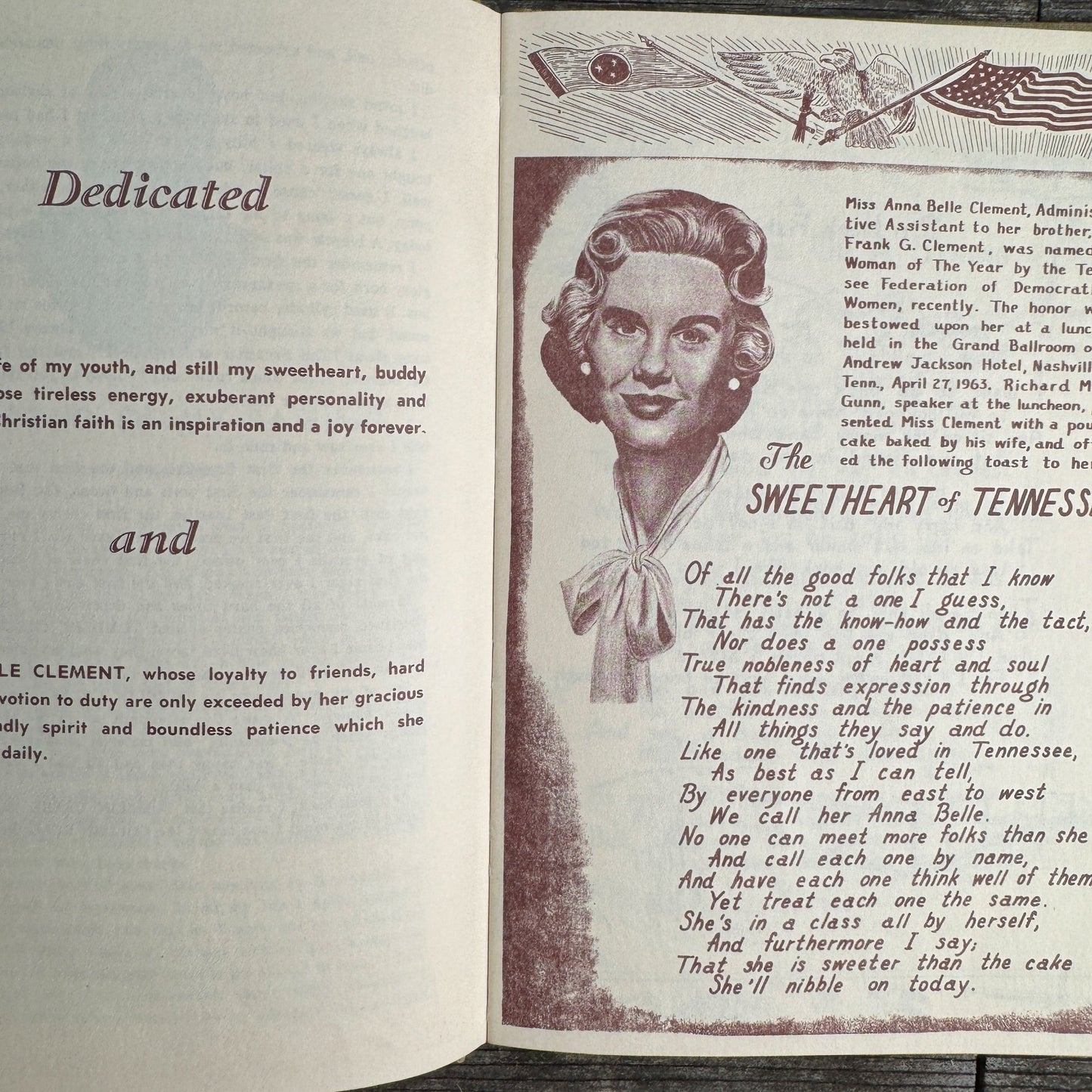 Tumblin’ Creek Tales and Other Poems, Richard M. “Pek” Gunn, 1963, Signed Hardcover - Pretty Old Books