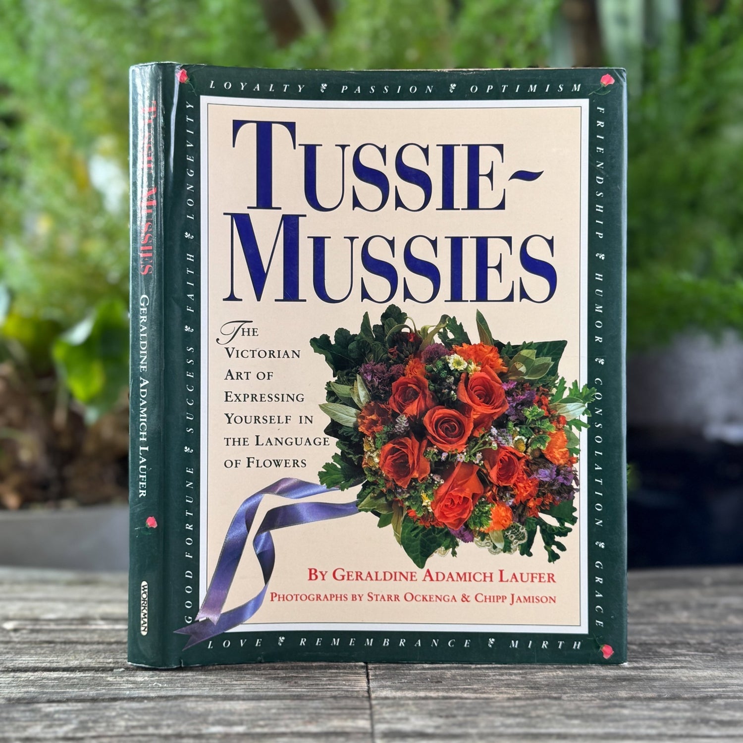 Tussie - Mussies: The Victorian Art of Expressing Yourself in the Language of Flowers, Signed, 1993 - Pretty Old Books