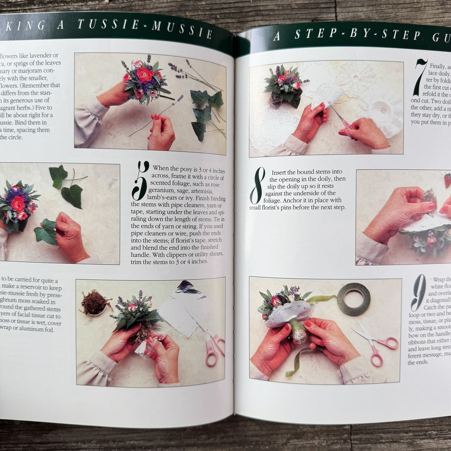 Tussie - Mussies: The Victorian Art of Expressing Yourself in the Language of Flowers, Signed, 1993 - Pretty Old Books