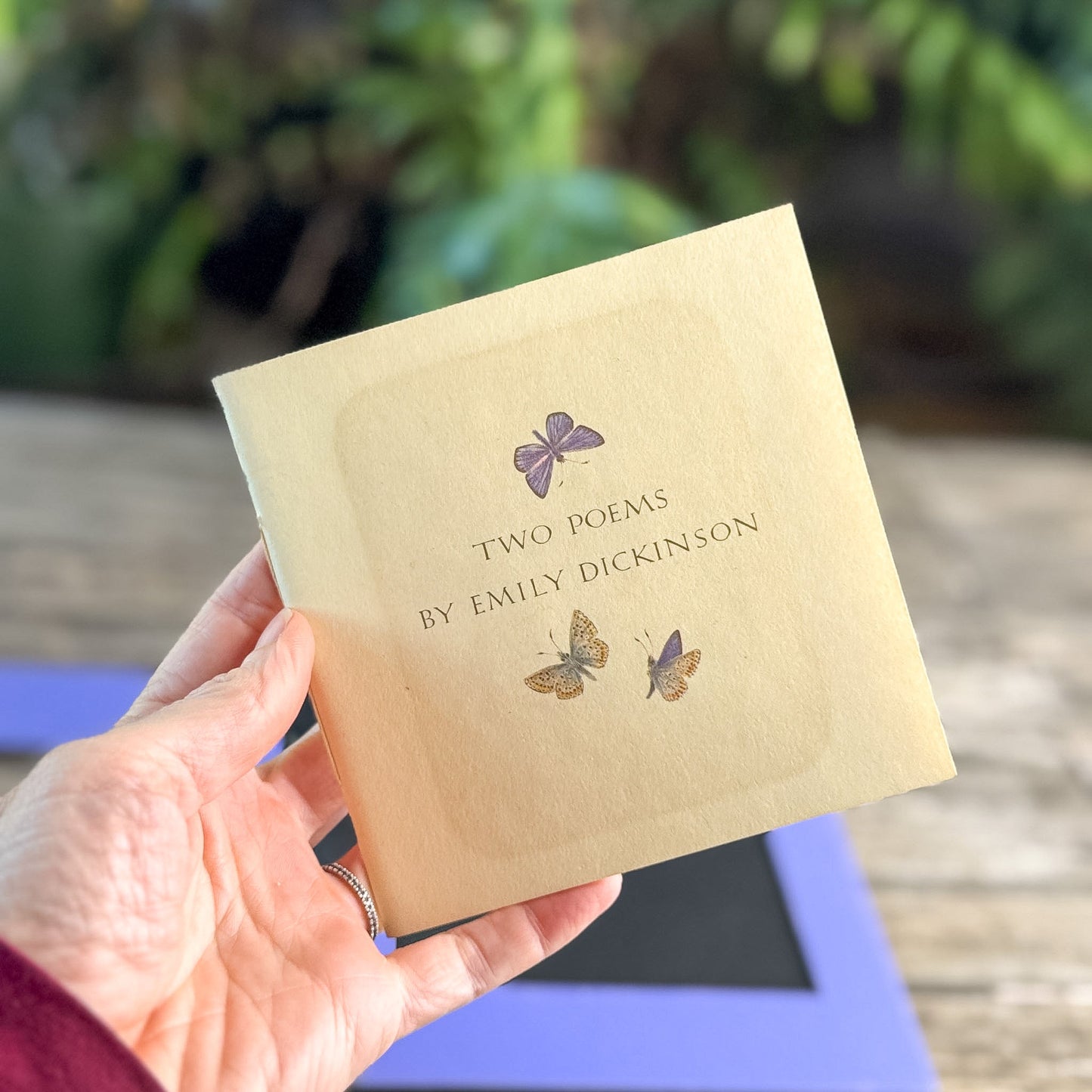 Two Poems, Emily Dickinson, 1968, Miniature Illustrated Edition - Pretty Old Books