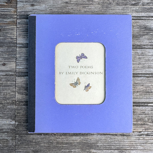 Two Poems, Emily Dickinson, 1968, Miniature Illustrated Edition - Pretty Old Books