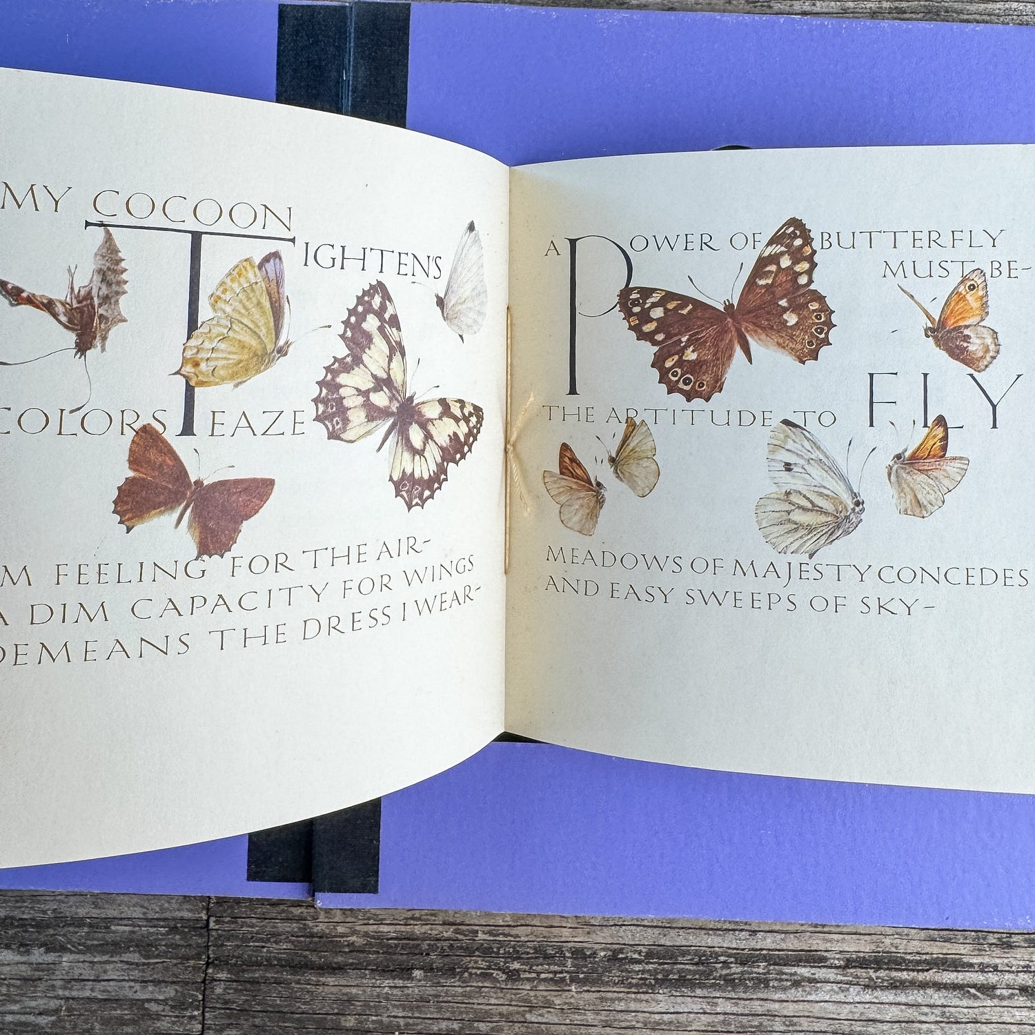 Two Poems, Emily Dickinson, 1968, Miniature Illustrated Edition - Pretty Old Books