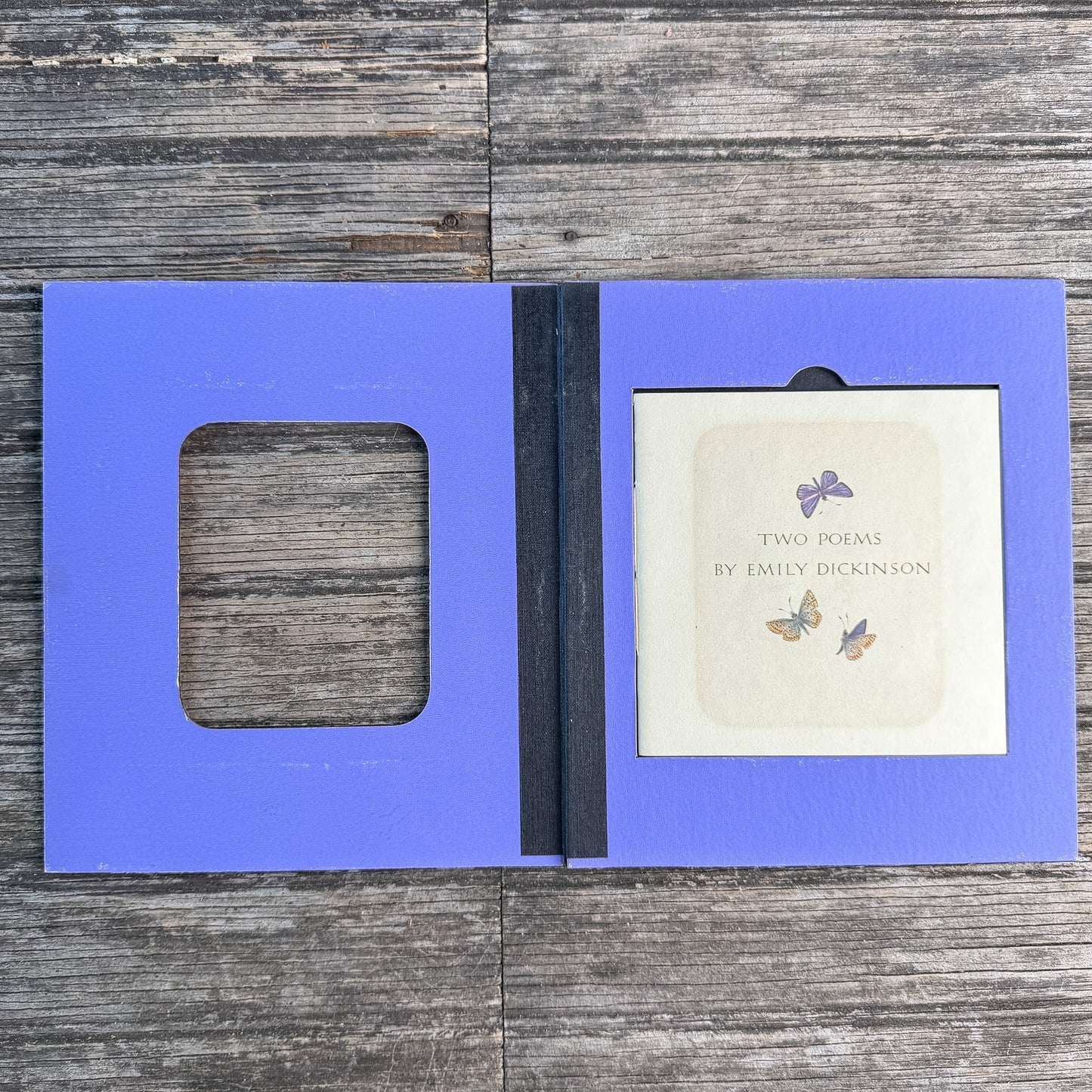Two Poems, Emily Dickinson, 1968, Miniature Illustrated Edition - Pretty Old Books