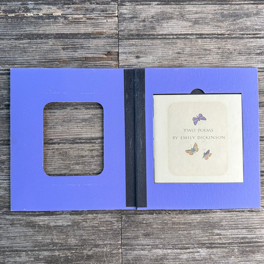 Two Poems, Emily Dickinson, 1968, Miniature Illustrated Edition - Pretty Old Books