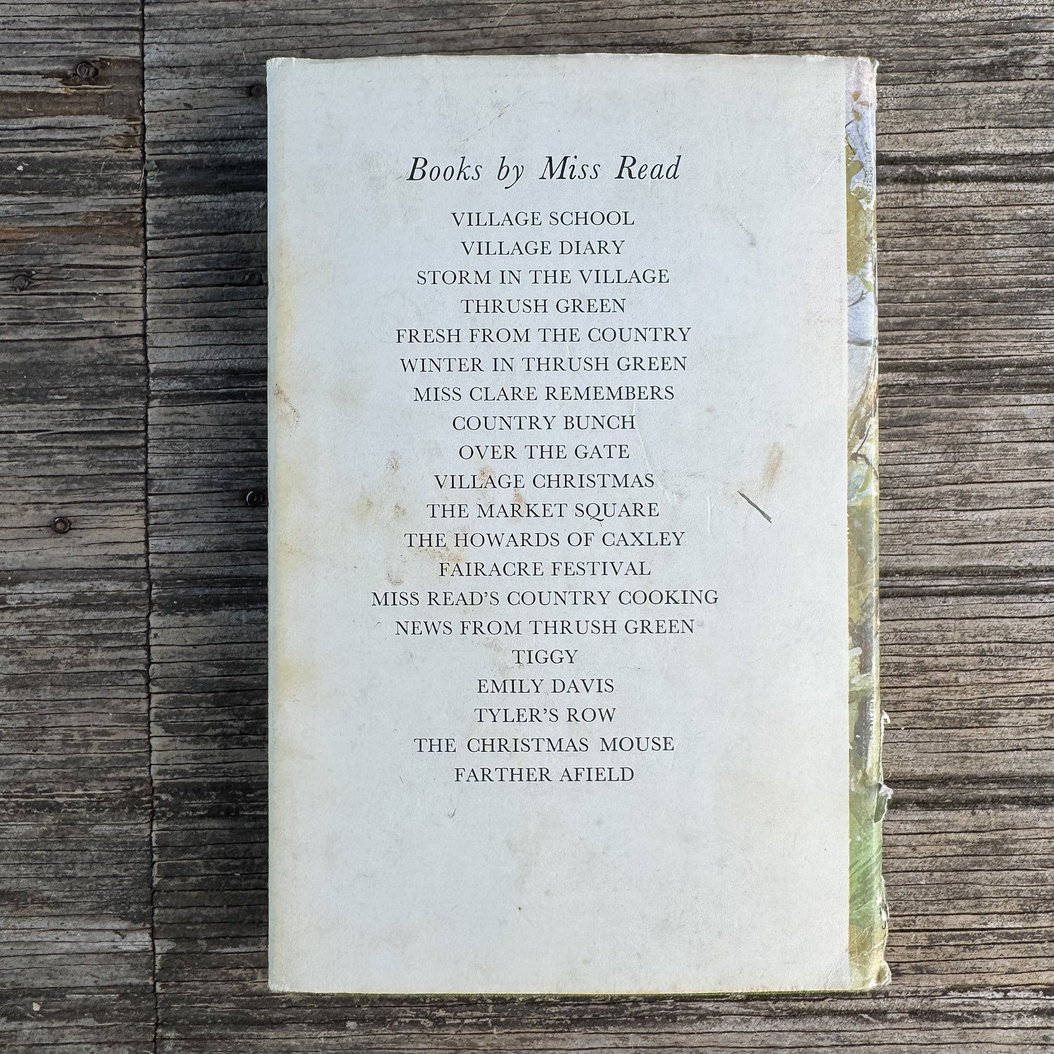 Tyler's Row, Miss Read, 1974 - Pretty Old Books