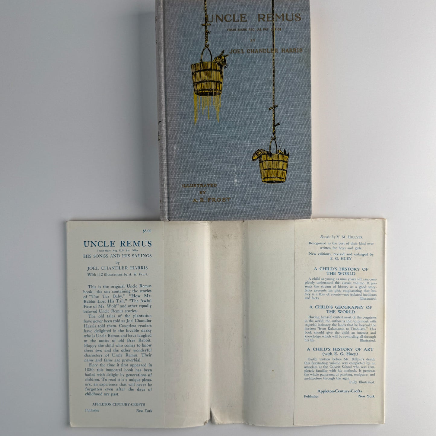 Uncle Remus: His Songs and His Sayings, Joel Chandler Harris, 1921 Appleton century Crofts - Pretty Old Books