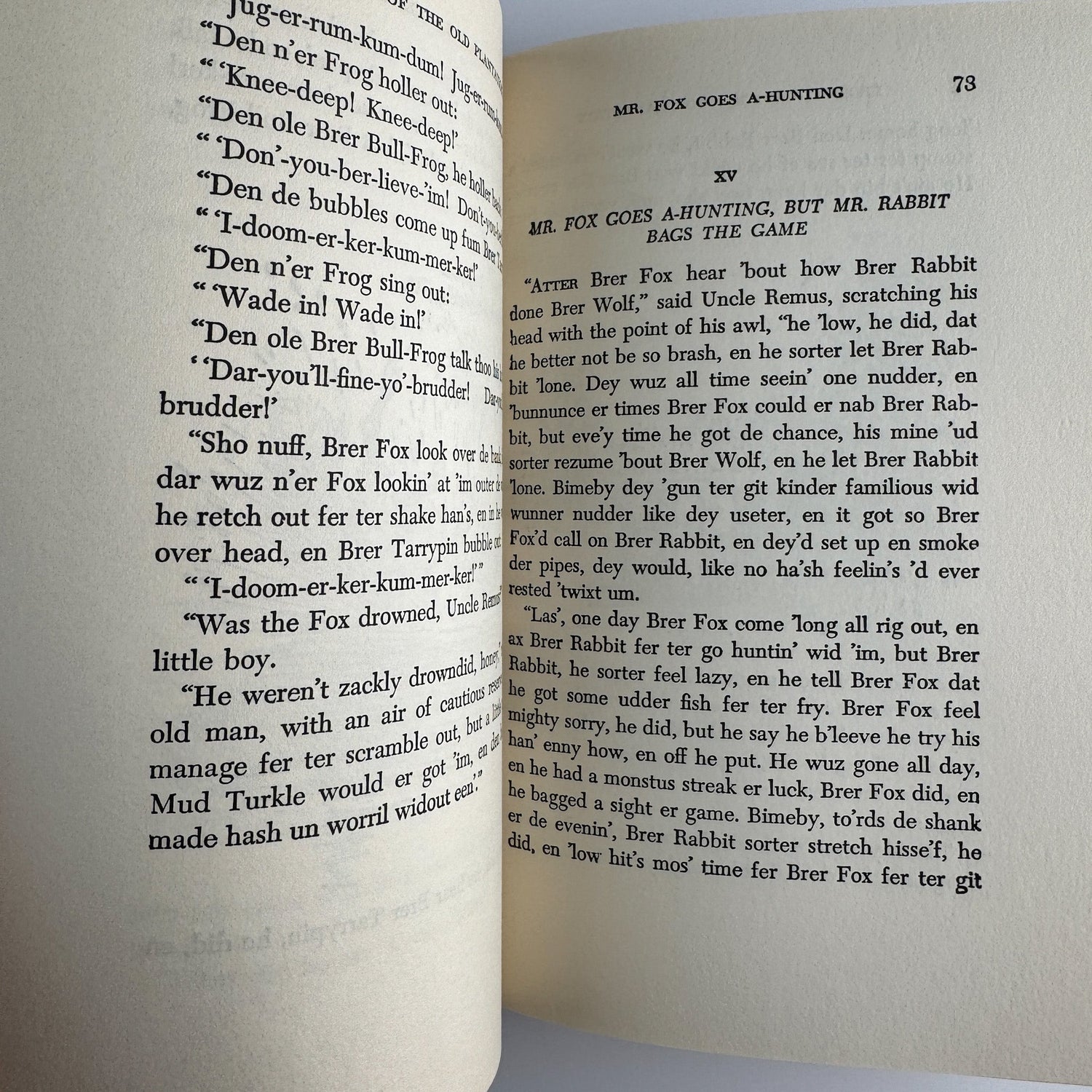 Uncle Remus: His Songs and His Sayings, Joel Chandler Harris, 1921 Appleton century Crofts - Pretty Old Books