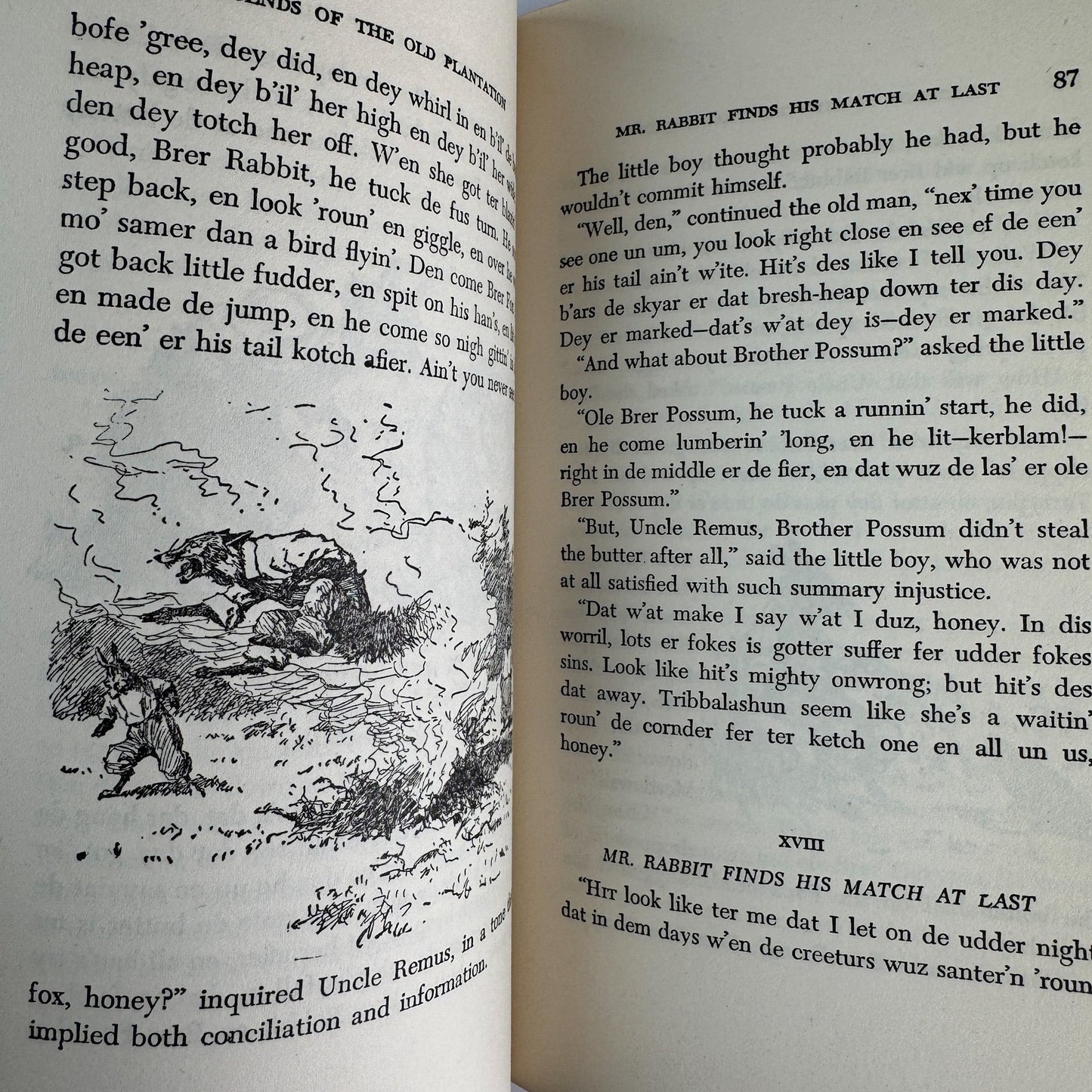 Uncle Remus: His Songs and His Sayings, Joel Chandler Harris, Thrushwood Book, 1975 - Pretty Old Books