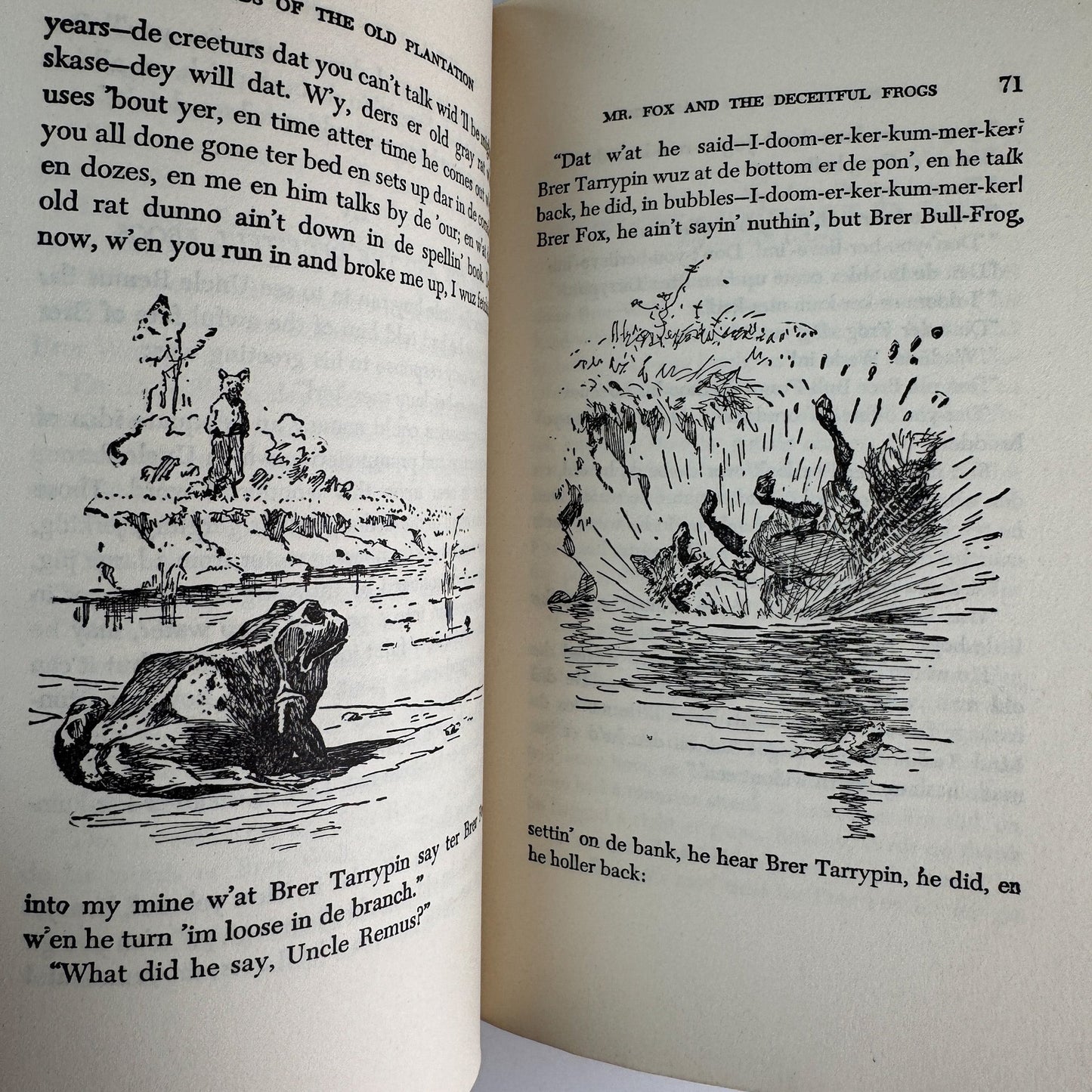 Uncle Remus: His Songs and His Sayings, Joel Chandler Harris, Thrushwood Book, 1975 - Pretty Old Books