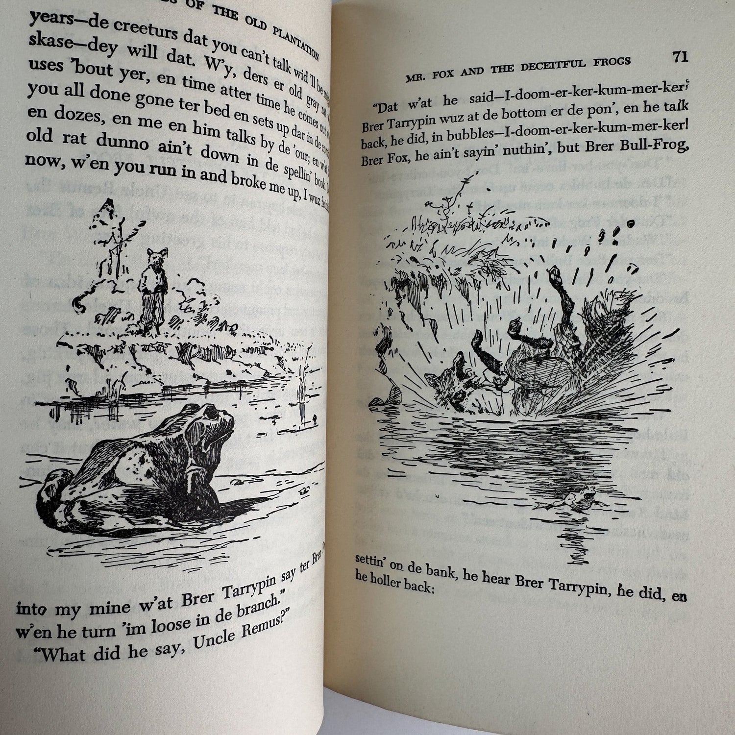 Uncle Remus: His Songs and His Sayings, Joel Chandler Harris, Thrushwood Book, 1975 - Pretty Old Books