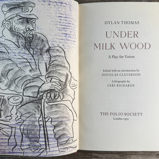 Under Milk Wood, Dylan Thomas, 1972, Folio Society Edition - Pretty Old Books