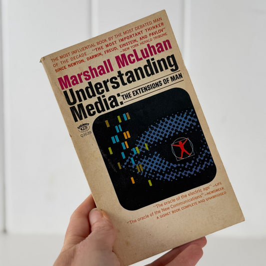 Understanding Media, Marshall McLuhan, 1964 Signet Paperback - Pretty Old Books