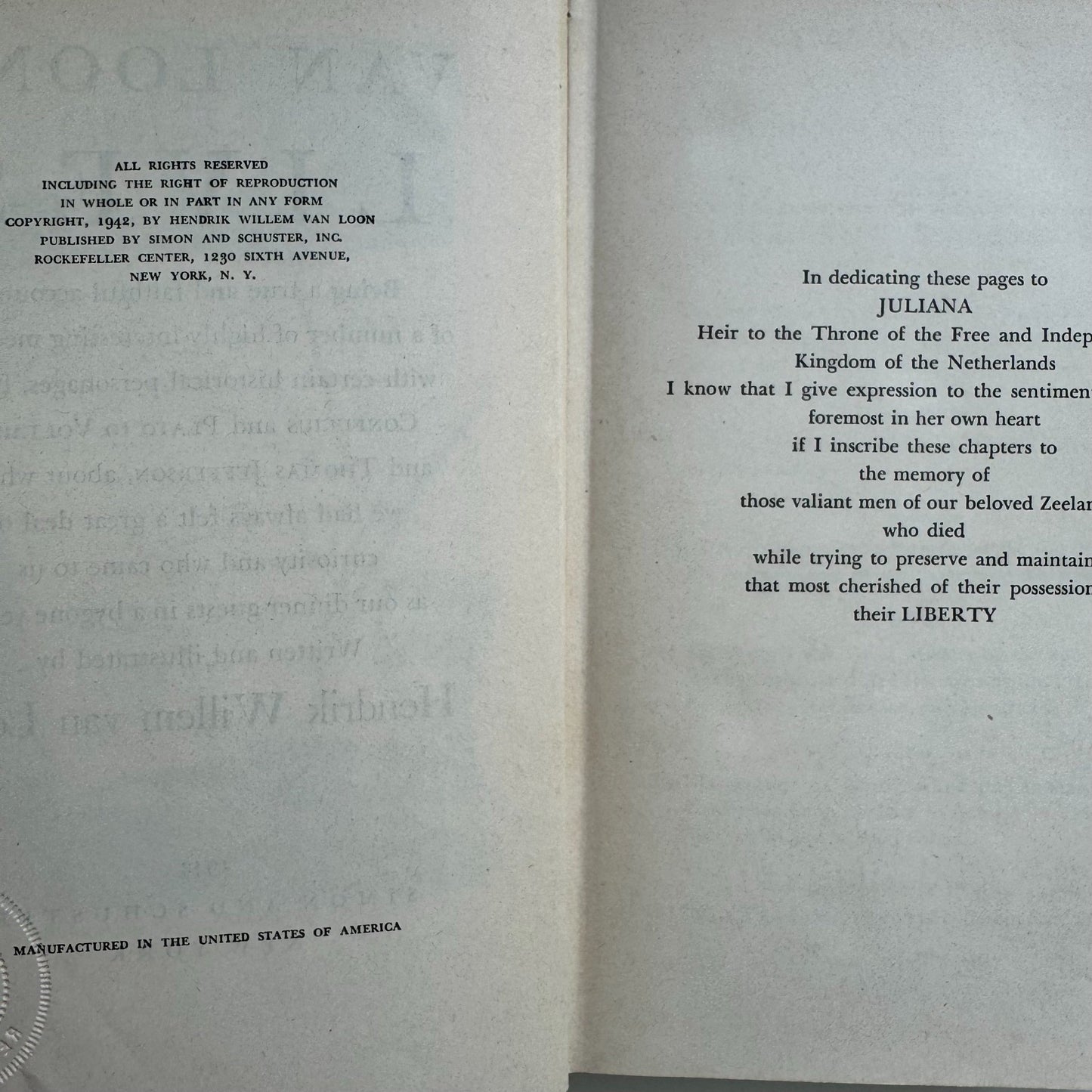 Van Loon's Lives, 1942, Biography, History, Hardcover Illustrated - Pretty Old Books