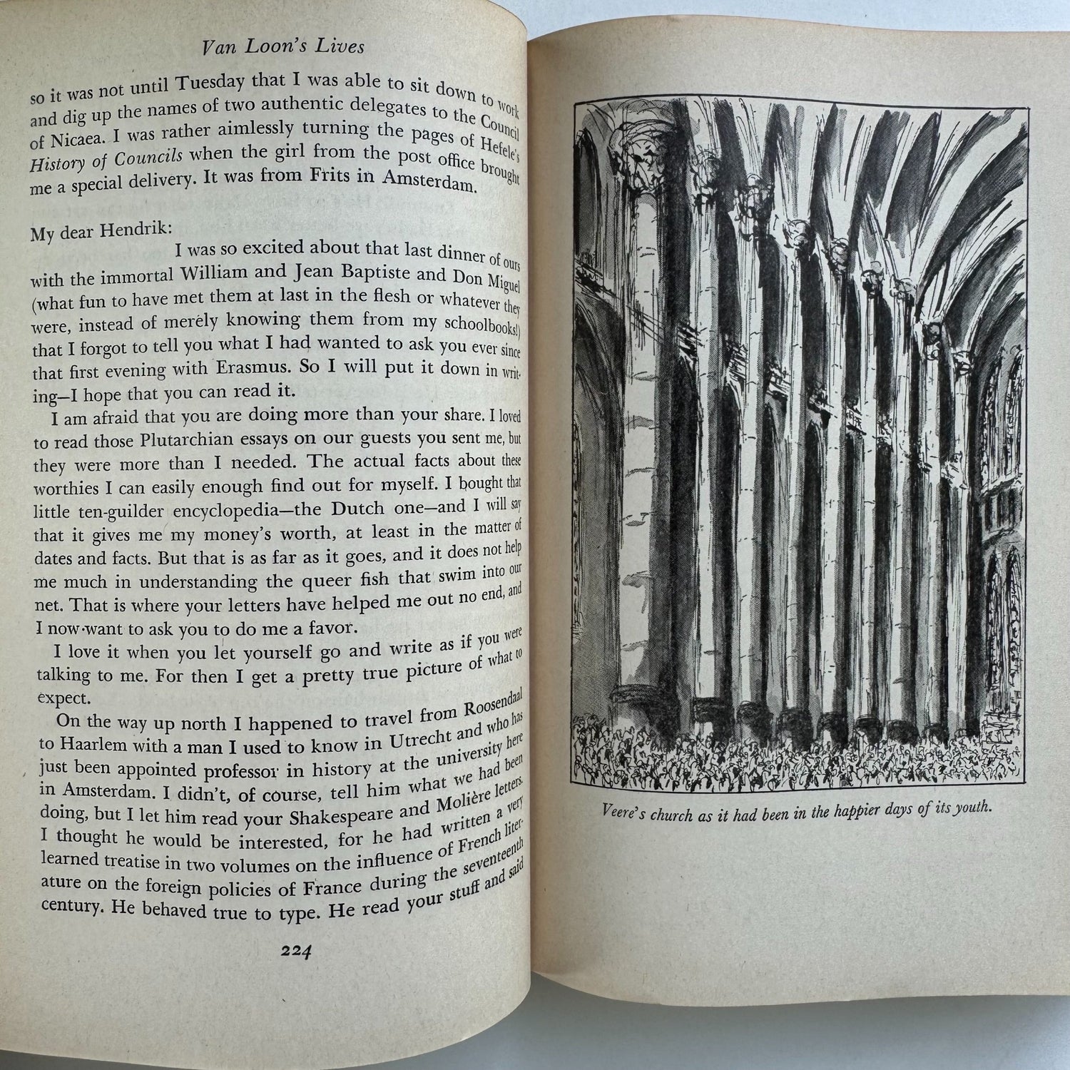 Van Loon's Lives, 1942, Biography, History, Hardcover Illustrated - Pretty Old Books