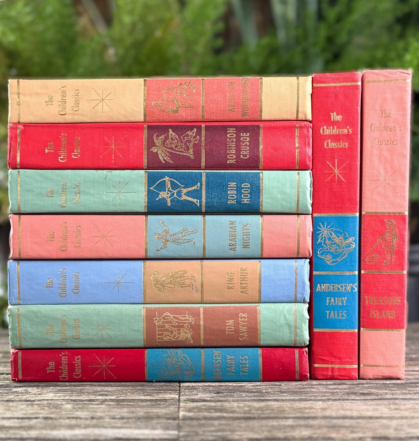 Vintage Children's Classics Book Set in 9 Volumes, 1961, J.G. Ferguson - Pretty Old Books
