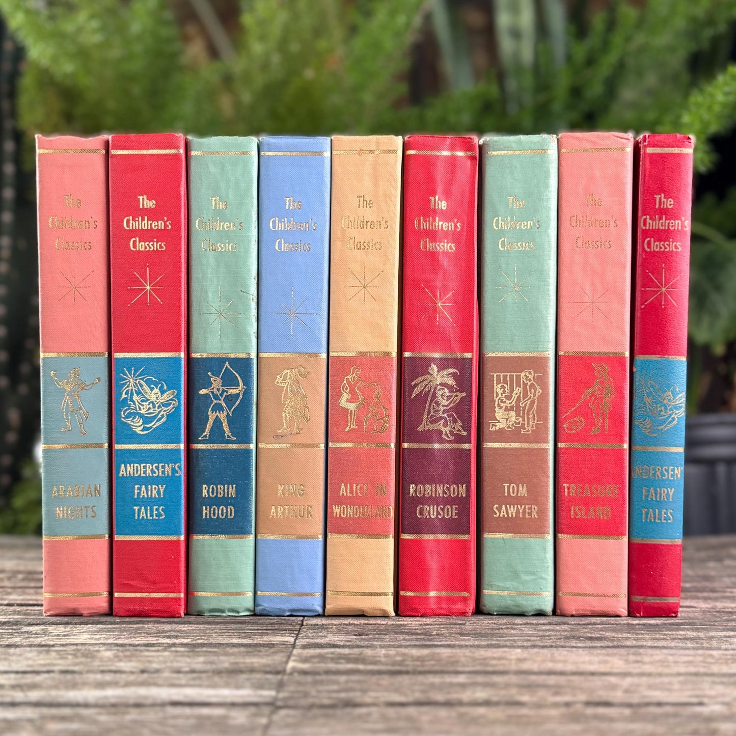 Vintage Children's Classics Book Set in 9 Volumes, 1961, J.G. Ferguson - Pretty Old Books