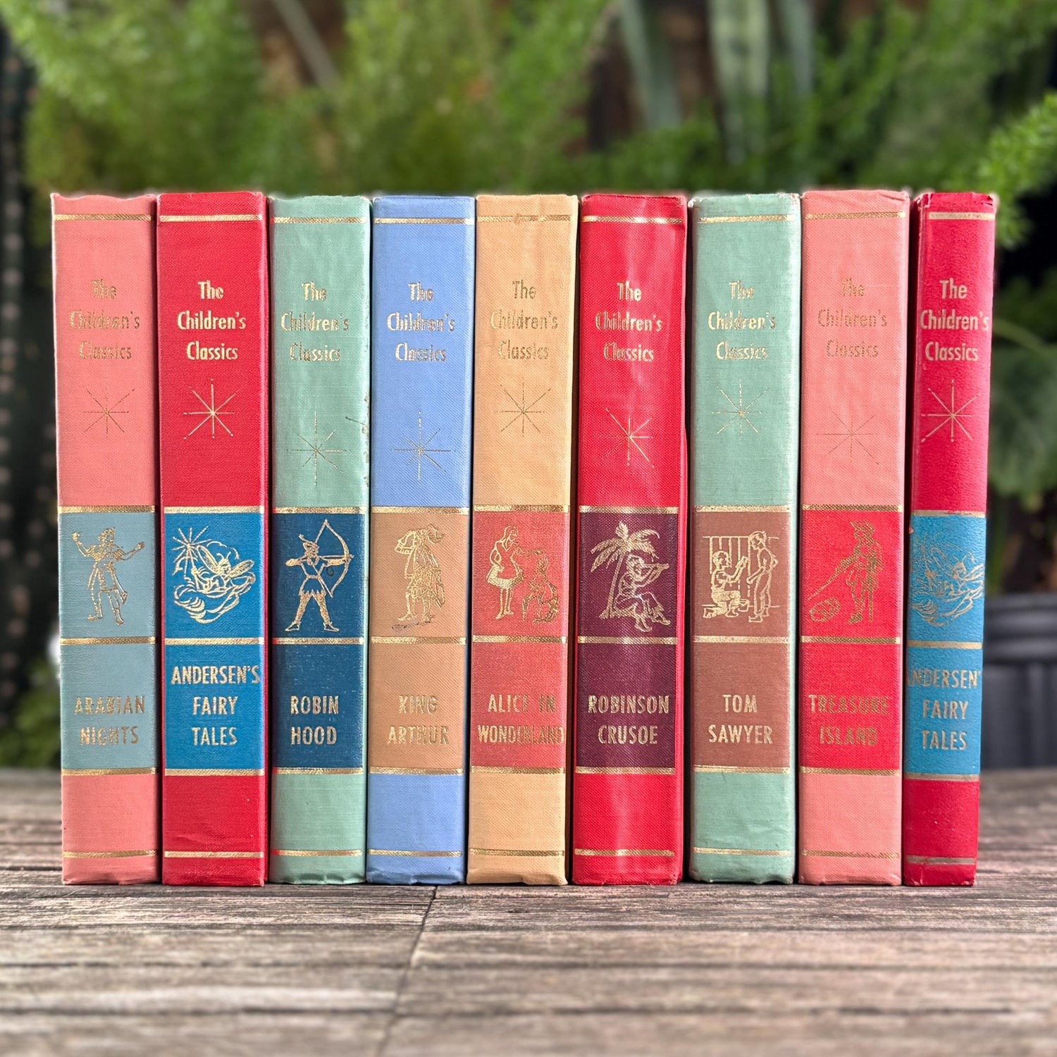 Vintage Children's Classics Book Set in 9 Volumes, 1961, J.G. Ferguson - Pretty Old Books