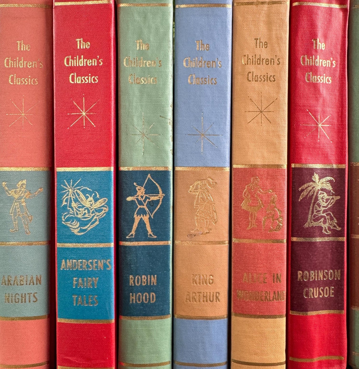 Vintage Children's Classics Book Set in 9 Volumes, 1961, J.G. Ferguson - Pretty Old Books