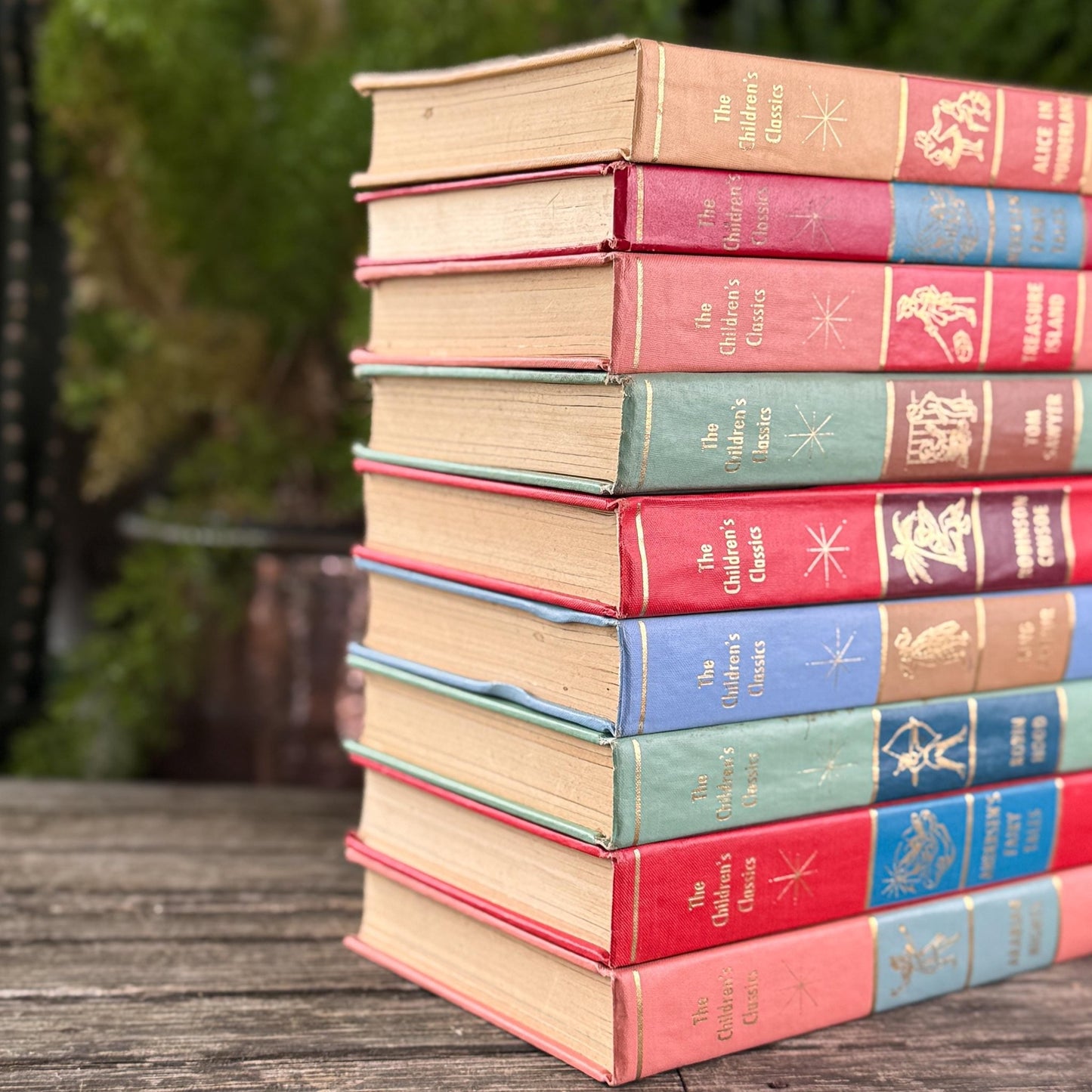 Vintage Children's Classics Book Set in 9 Volumes, 1961, J.G. Ferguson - Pretty Old Books