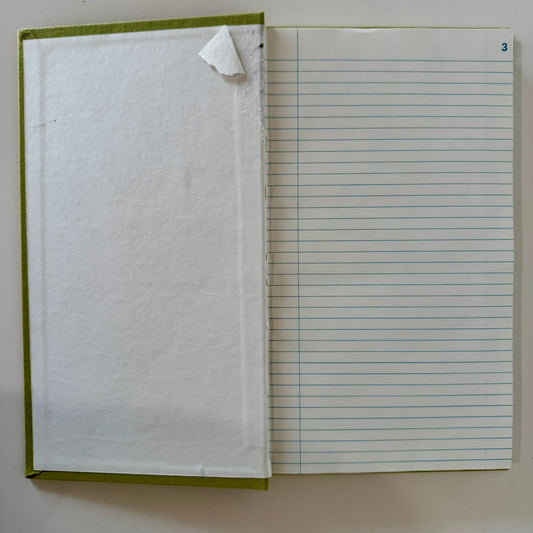 Vintage Federal Supply Service Record Book, 13 x 7.5 Inches, 300 pages - Pretty Old Books