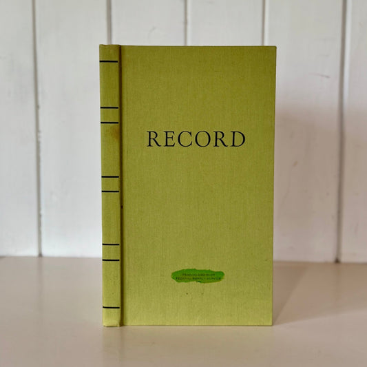 Vintage Federal Supply Service Record Book, 13 x 7.5 Inches, 300 pages - Pretty Old Books
