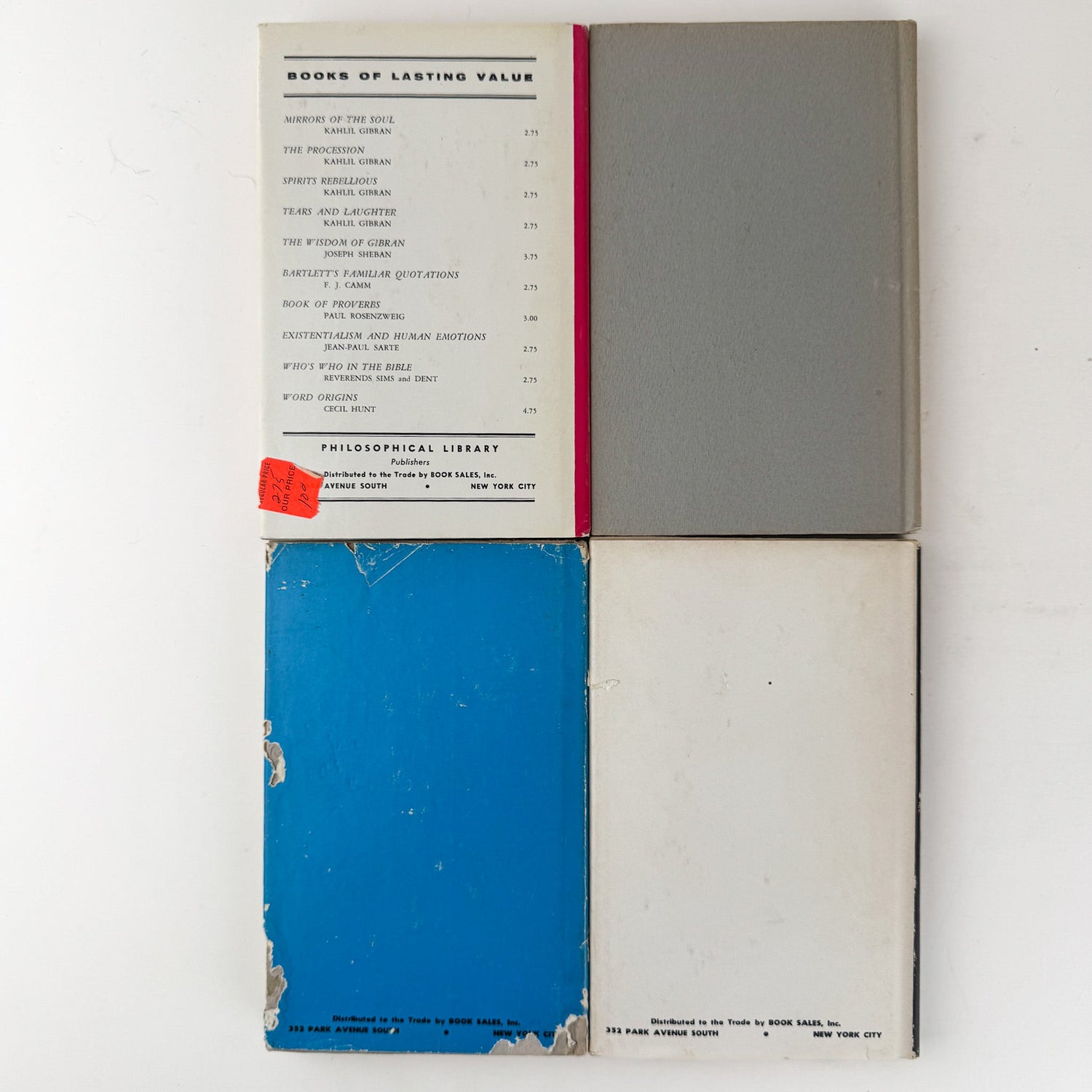 Vintage Kahlil Gibran Mid Century Book Set - Pretty Old Books