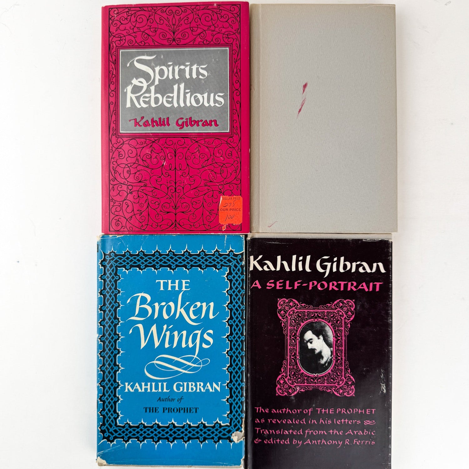 Vintage Kahlil Gibran Mid Century Book Set - Pretty Old Books
