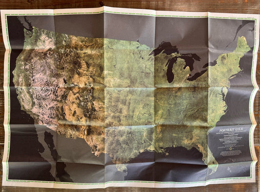 Vintage National Geographic Maps, Choose One - Pretty Old Books