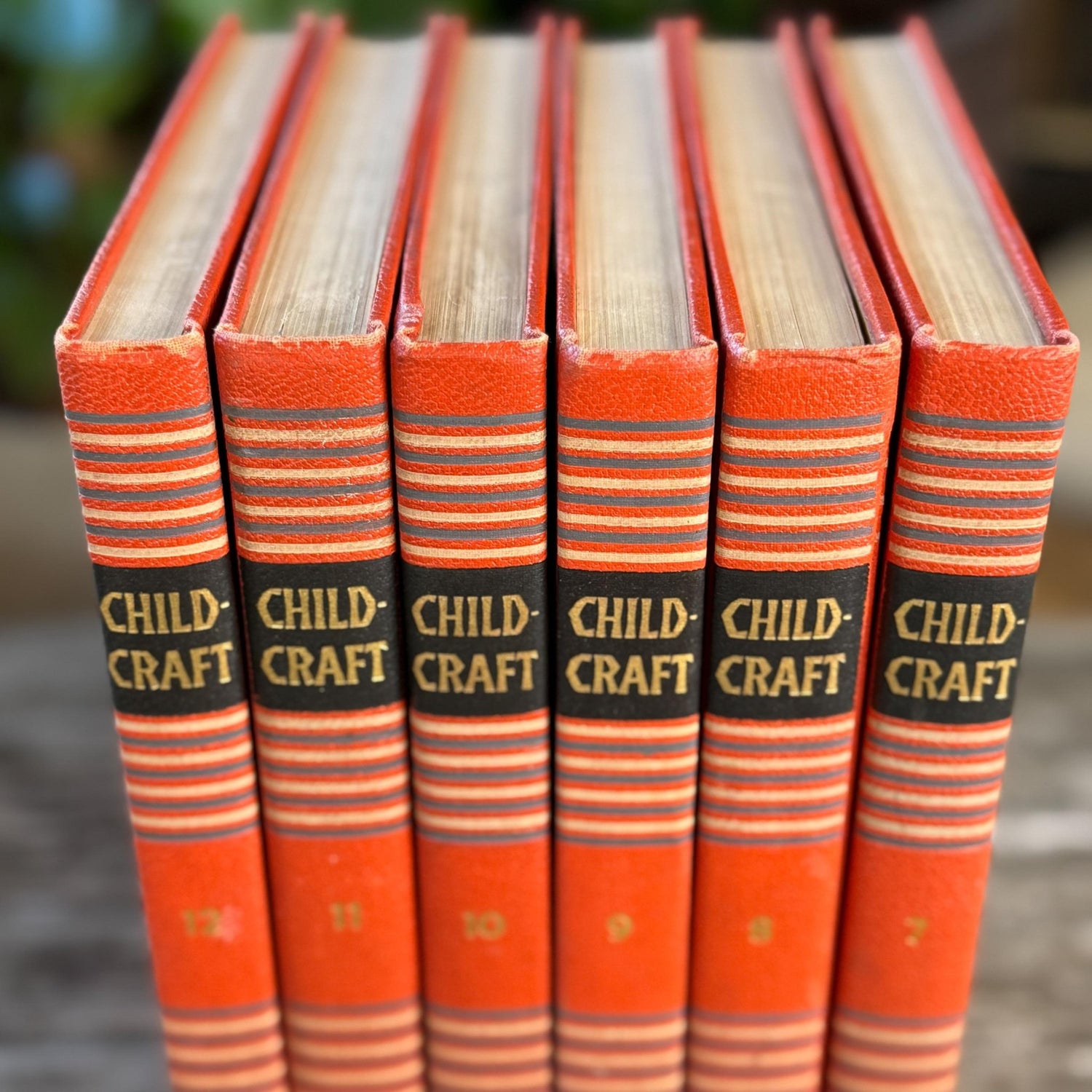Vintage Partial Childcraft Set for Teachers, 1940 - Pretty Old Books