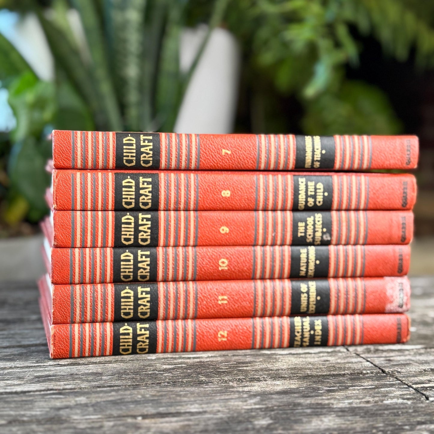 Vintage Partial Childcraft Set for Teachers, 1940 - Pretty Old Books