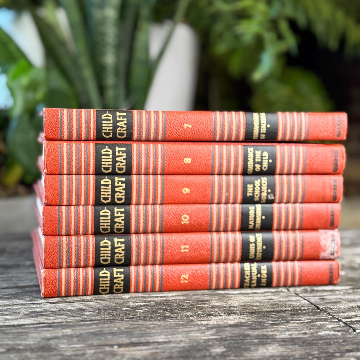 Vintage Partial Childcraft Set for Teachers, 1940 - Pretty Old Books