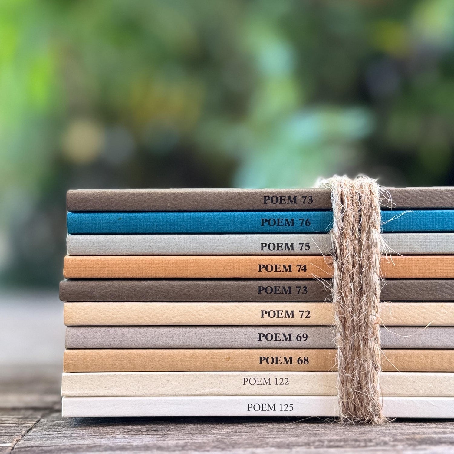 Vintage Poem Magazine Bundle in Earthy Neutral Shades - Pretty Old Books
