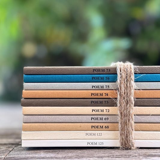 Vintage Poem Magazine Bundle in Earthy Neutral Shades - Pretty Old Books