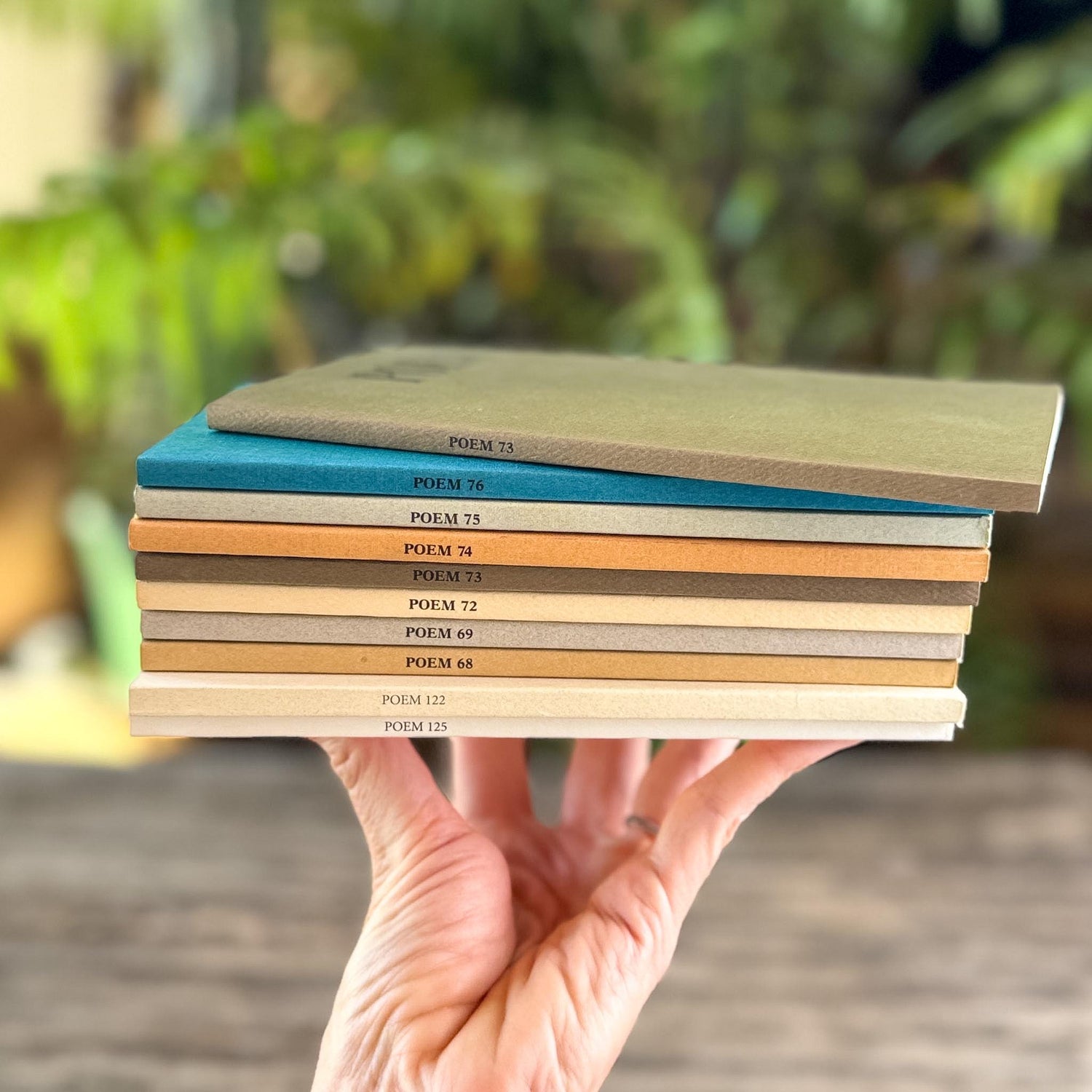 Vintage Poem Magazine Bundle in Earthy Neutral Shades - Pretty Old Books