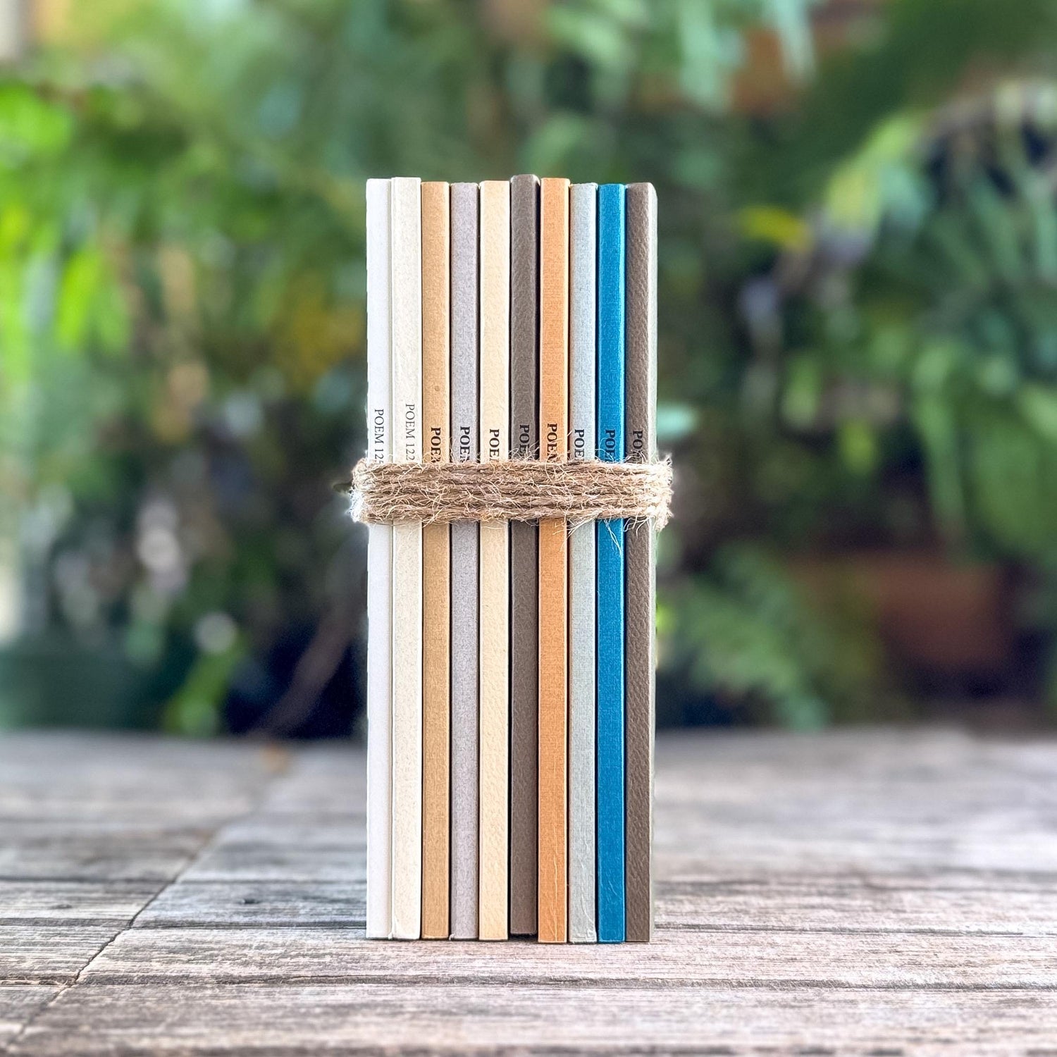 Vintage Poem Magazine Bundle in Earthy Neutral Shades - Pretty Old Books