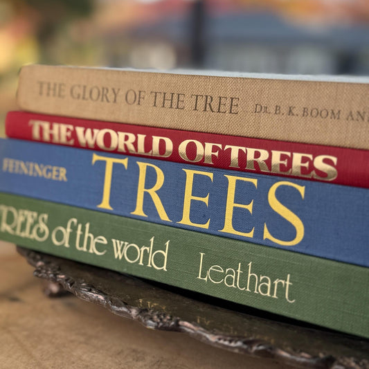 Vintage Tree - Themed Coffee Table Book Bundle - Pretty Old Books