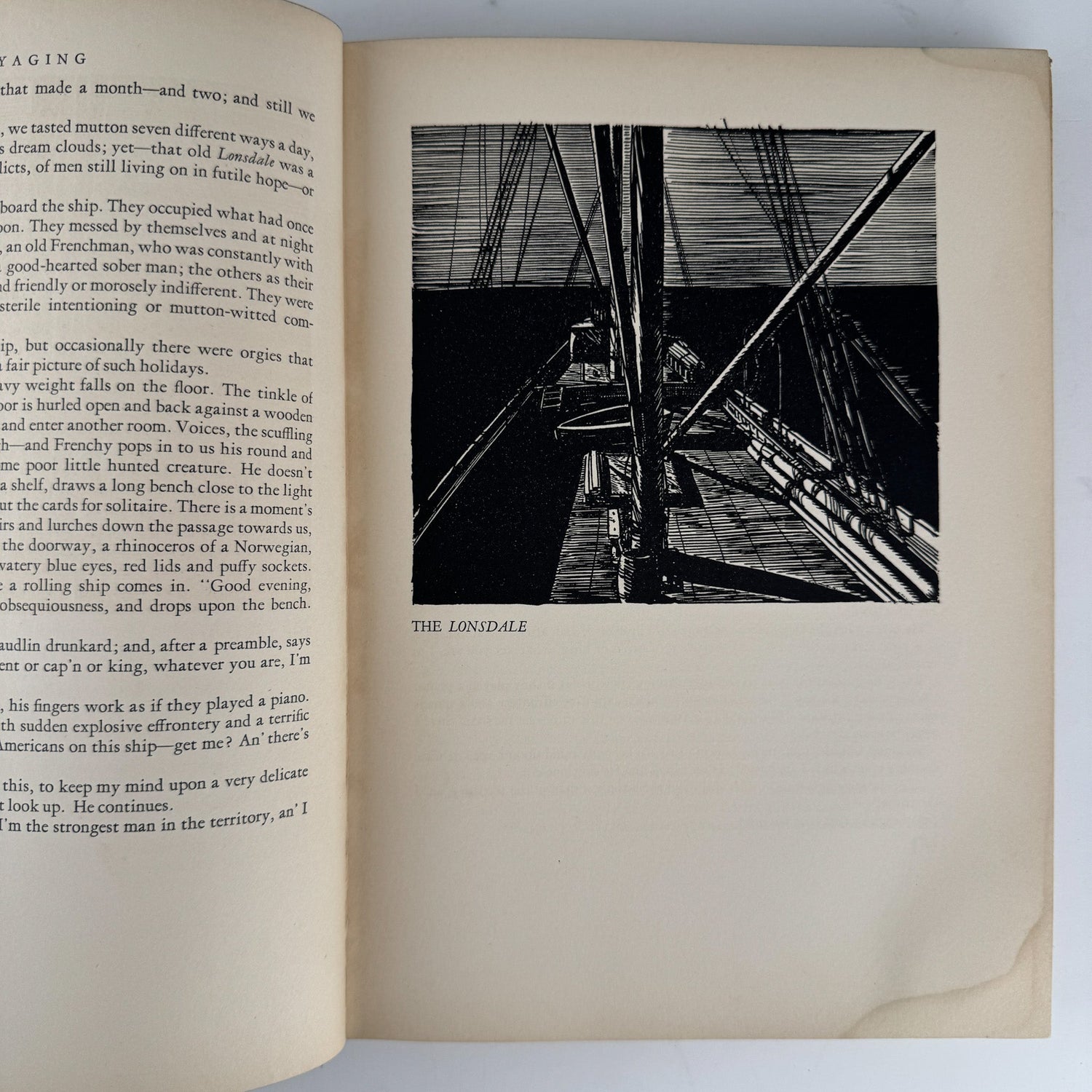 Voyaging Southward From The Strait of Magellan, Rockwell Kent, 1924, 4th Printing - Pretty Old Books