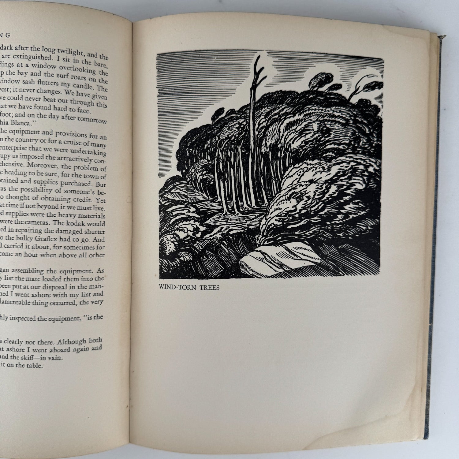 Voyaging Southward From The Strait of Magellan, Rockwell Kent, 1924, 4th Printing - Pretty Old Books